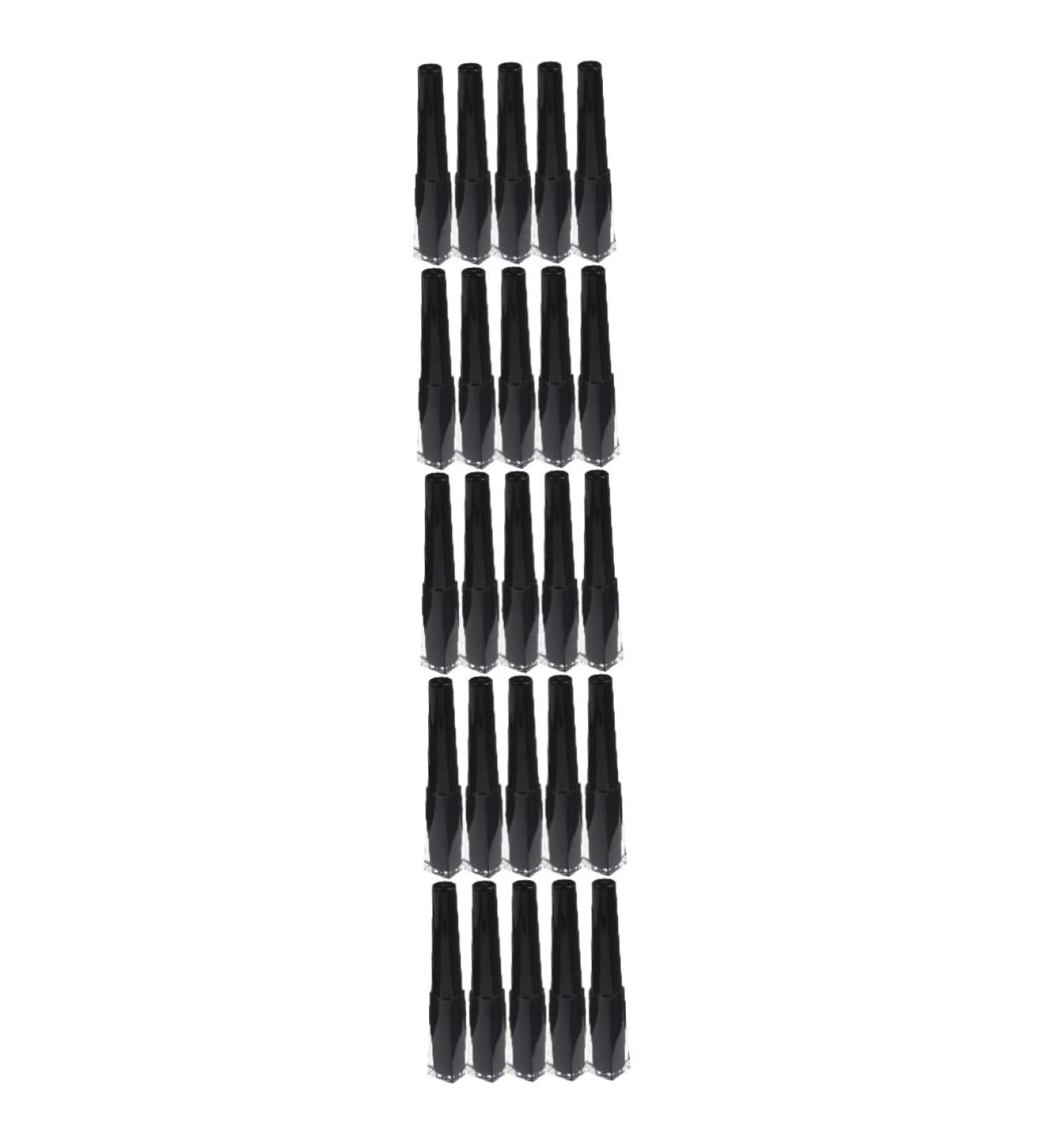 Ipetboom 25 Pcs Empty Eyeliner Bottle Compact Empty Tubes Empty Lash Liquid Tubes Eyelash Dispenser Blackx5pcs 11x1.6cmx5pcs - Buy Online on GoSupps.com