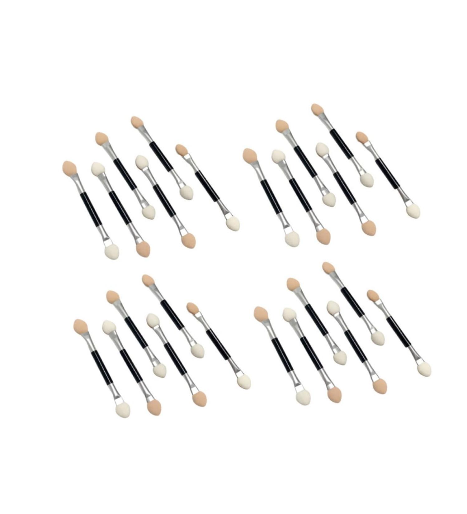 Mipcase 30pcs Make up Applicators for Face Foundation Brush Eyeshadow Makeup Brush Miss Double Head - Buy Online on GoSupps.com