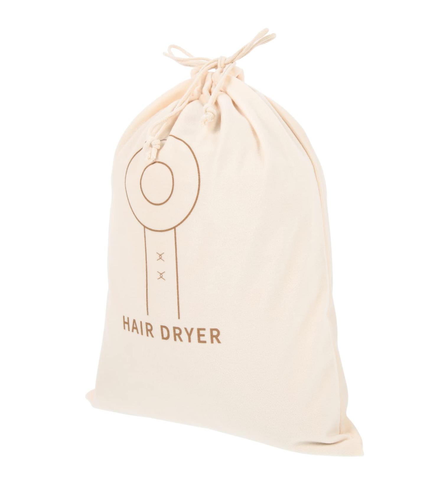 FRCOLOR 2 x Hair Dryer Storage Bag Travel Organiser Bags Cosmetic Bag for Travel Carry Bags for Women Travel Hair Outdoor Travel Utility Bag Suede beige 34x27cm - Buy Online on GoSupps.com