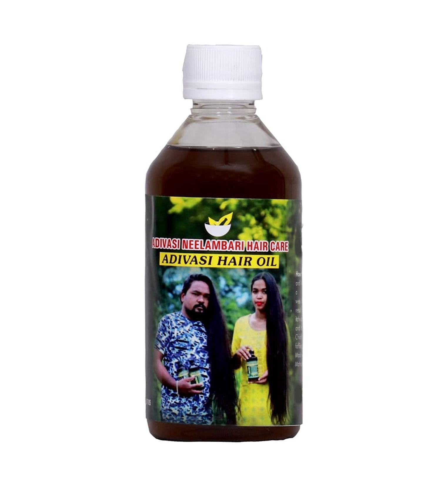 Catal Adivasi Neelambari Herbal hair growth oil natural Ayurvedic herbal oil control hair fall anti dandruff stress relief splits end thickness prevent hair damage 200 ml