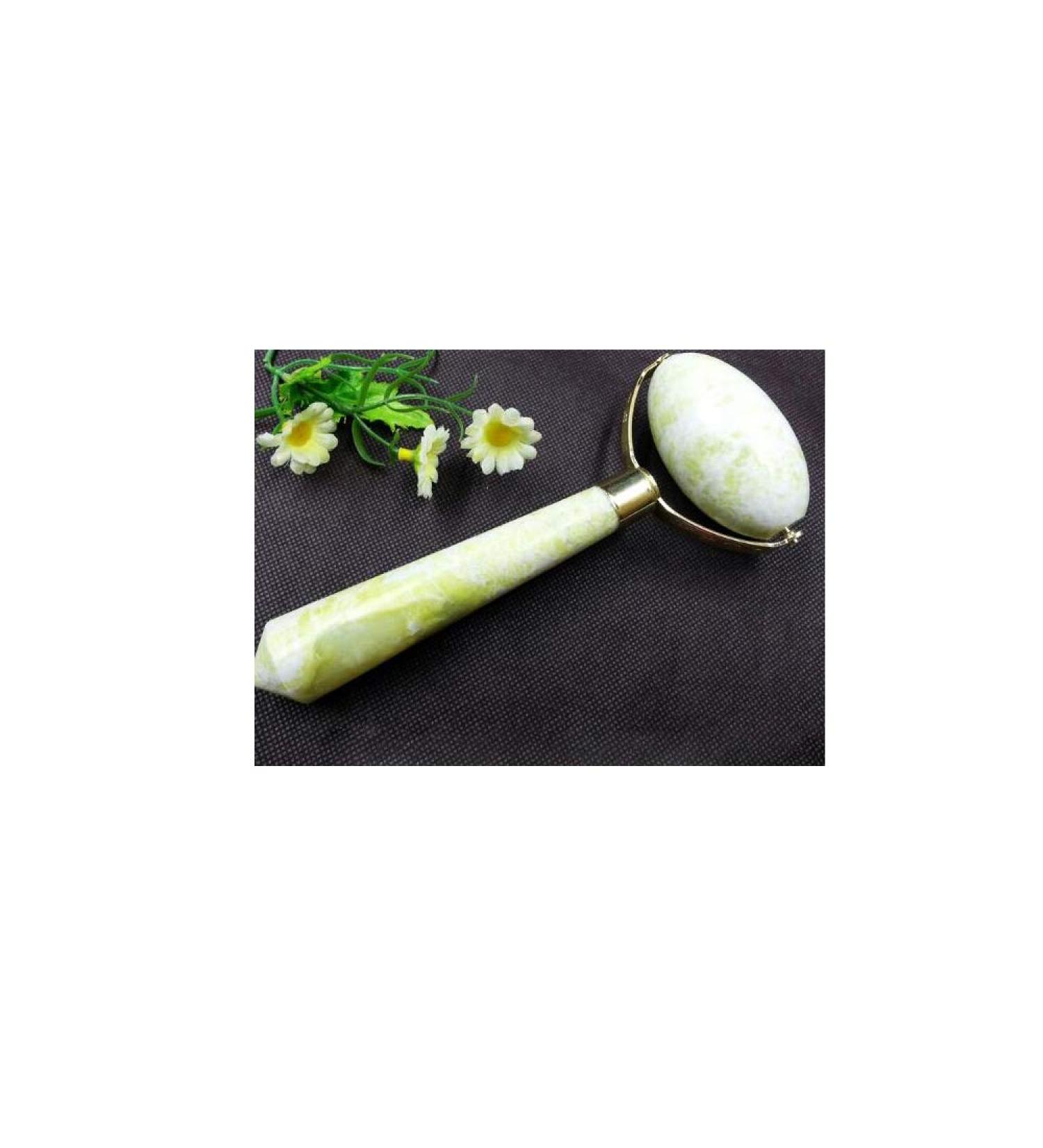 100% Natural Xiuyan Jade Single Point Roller (18cm) - Buy Online on GoSupps.com