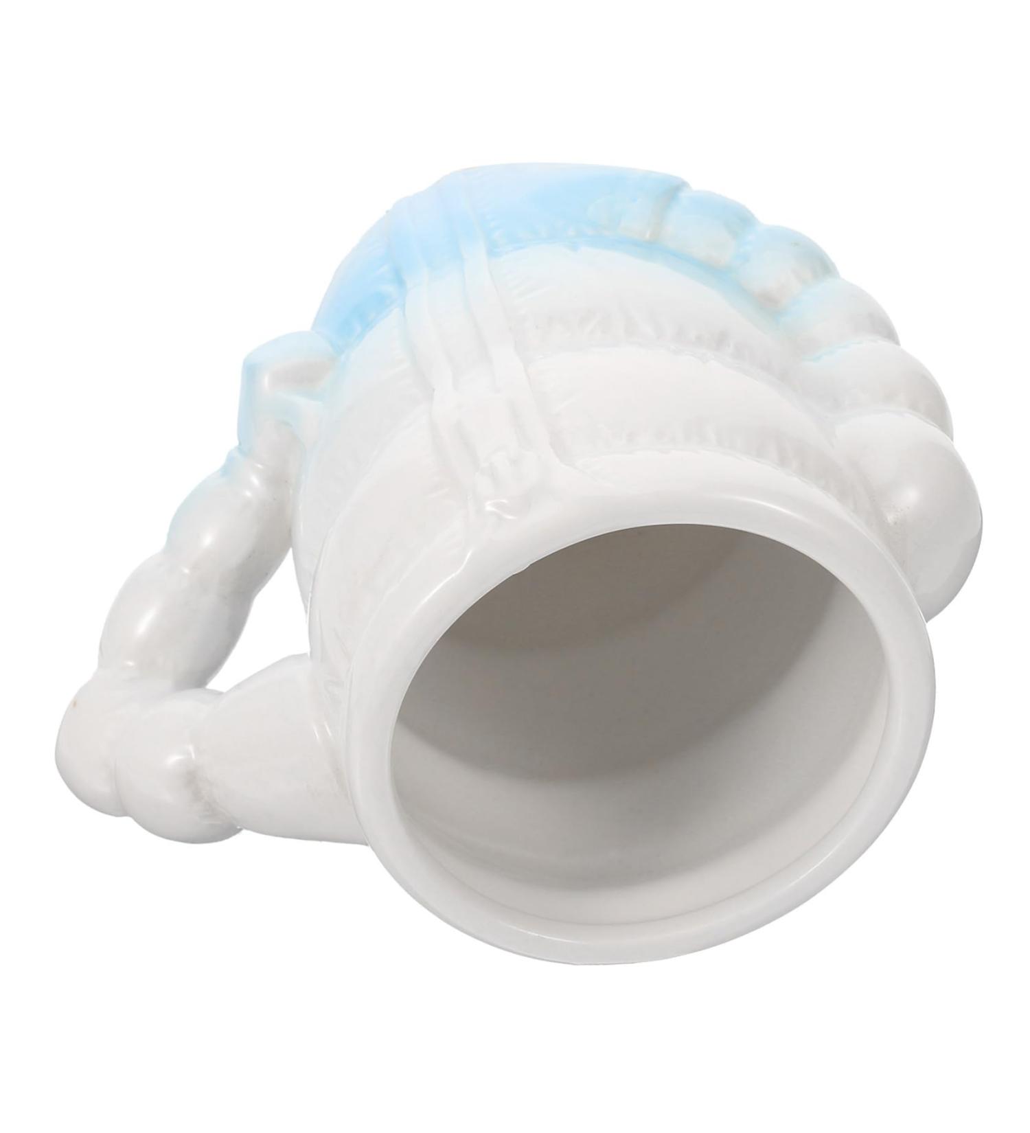 Minkissy Foaming Shaving Bowl | Body-Shaped Coffee Mug for Shaving Foam | Wide Opening Shaving Tool - Perfect for Smooth Shaves - Buy Online on GoSupps.com