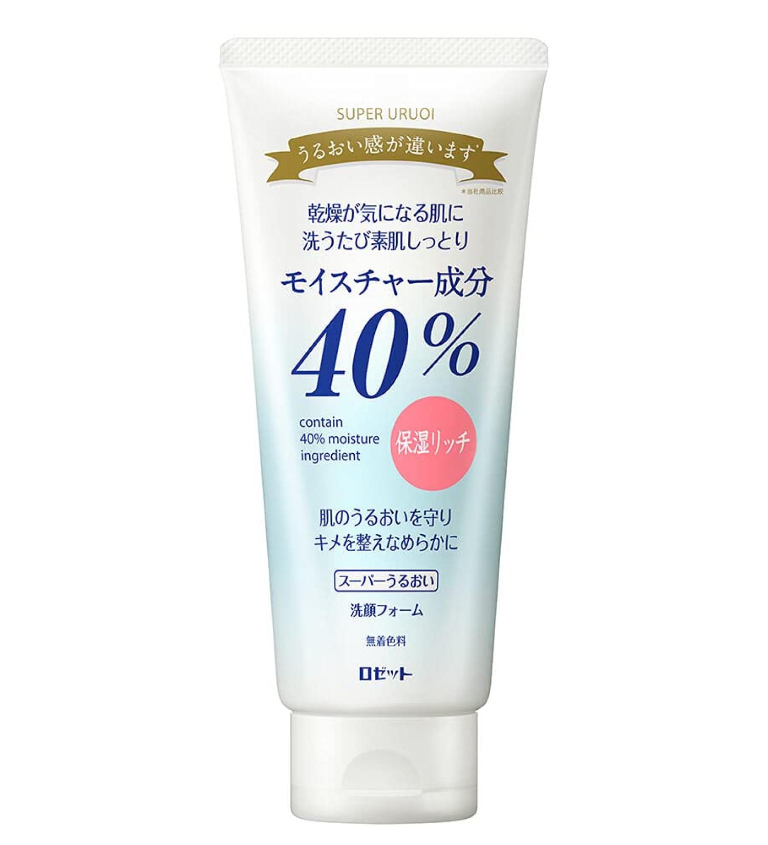 ROSETTE ROSETTE | Facial Washing Foam | SUPER URUOI 168g (Japan Import)