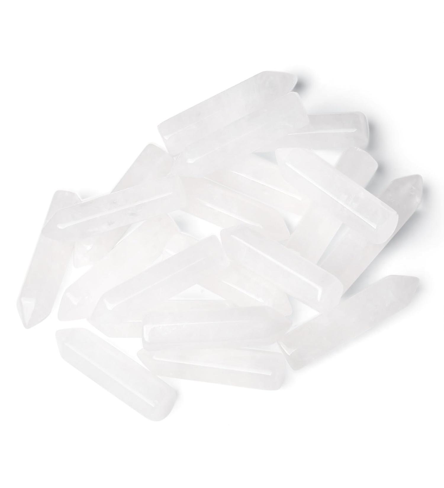 MAIBAOTA Clear Crystal Healing Crystals Gifts Wands Hexagonal Pointed Gemstones Set Bulk for Women Beginner Chakra Stones Nature Reiki Spiritual Energy Balancing Protection Crystal 10pcs - Buy Online on GoSupps.com