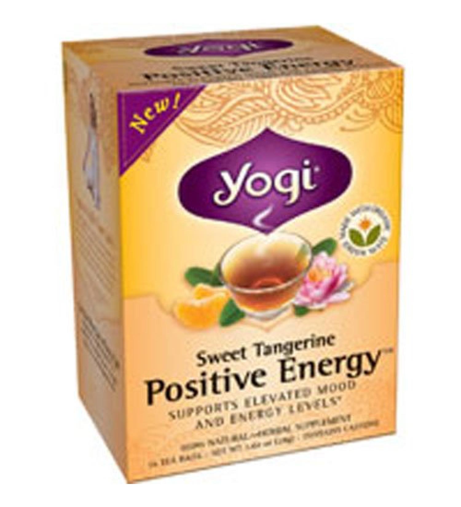 Yogi Sweet Tangerine Positive Energy 16 bags 1.02 oz (29 g) (Pack of 2)