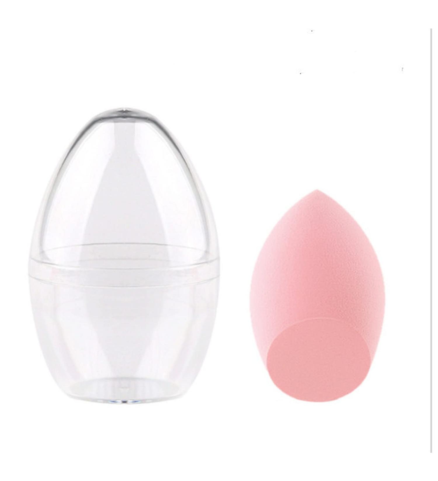 Makeup Sponge Makeup Sponge Puff Egg Microfiber Face Sponge Face Foundation Concealer Cosmetic Powder Sponge Makeup Sponge Holder(Pink-QM) - Buy Online on GoSupps.com