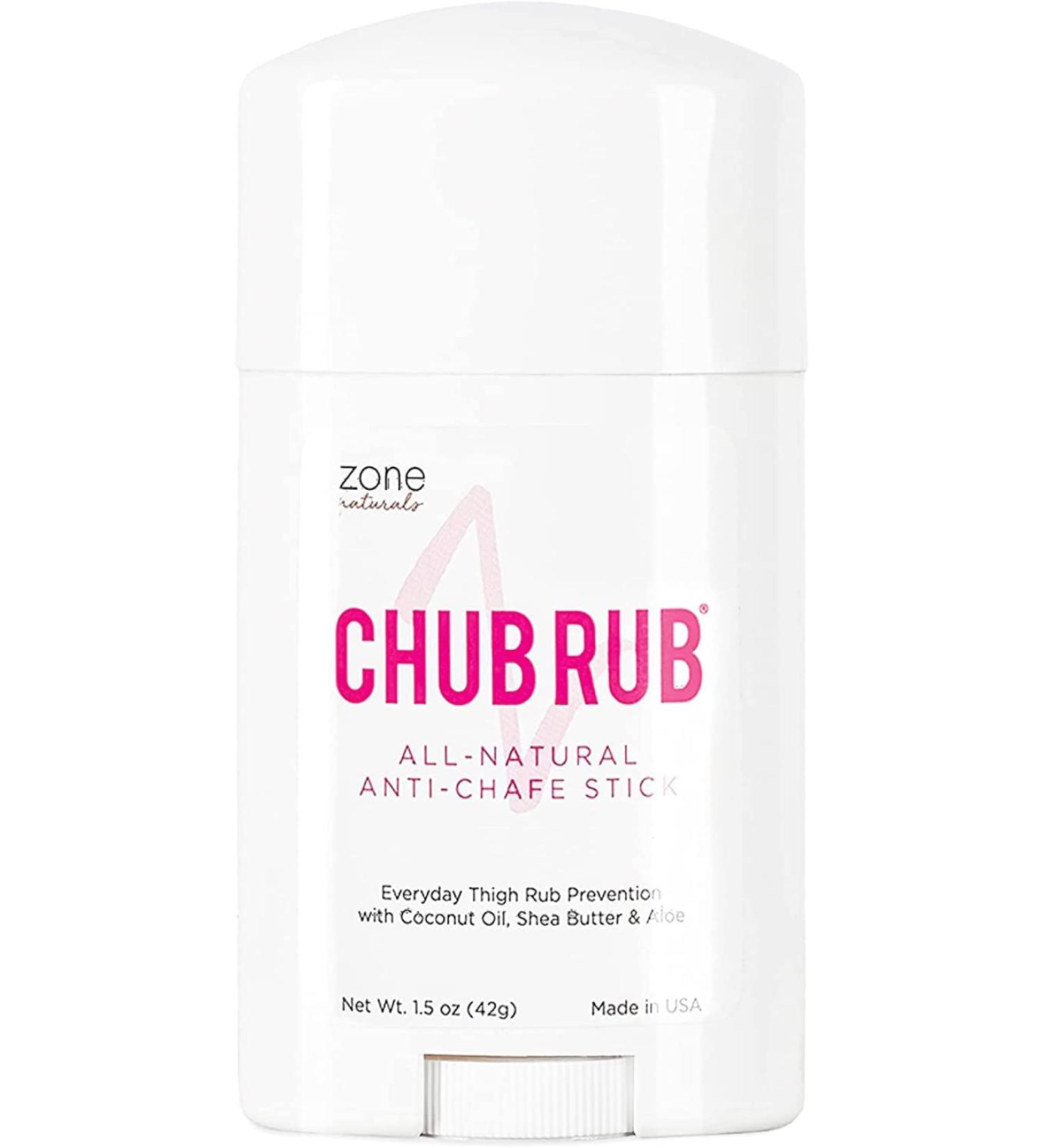 Zone Naturals Chub Rub Anti Chafing Stick, All Natural, 1.5 Ounce - Buy Online on GoSupps.com