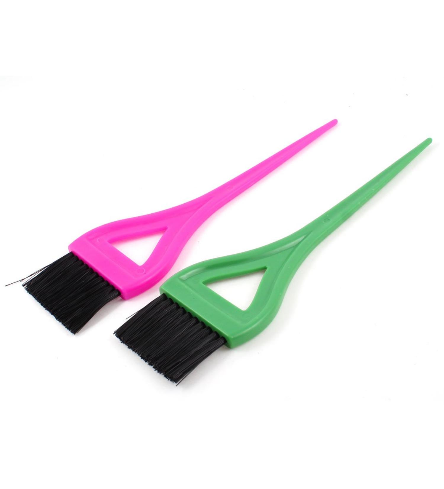 2 pcs Fushcia Green Poign e Droite Droite Droite Teinture Teinture Teinte Coloriage