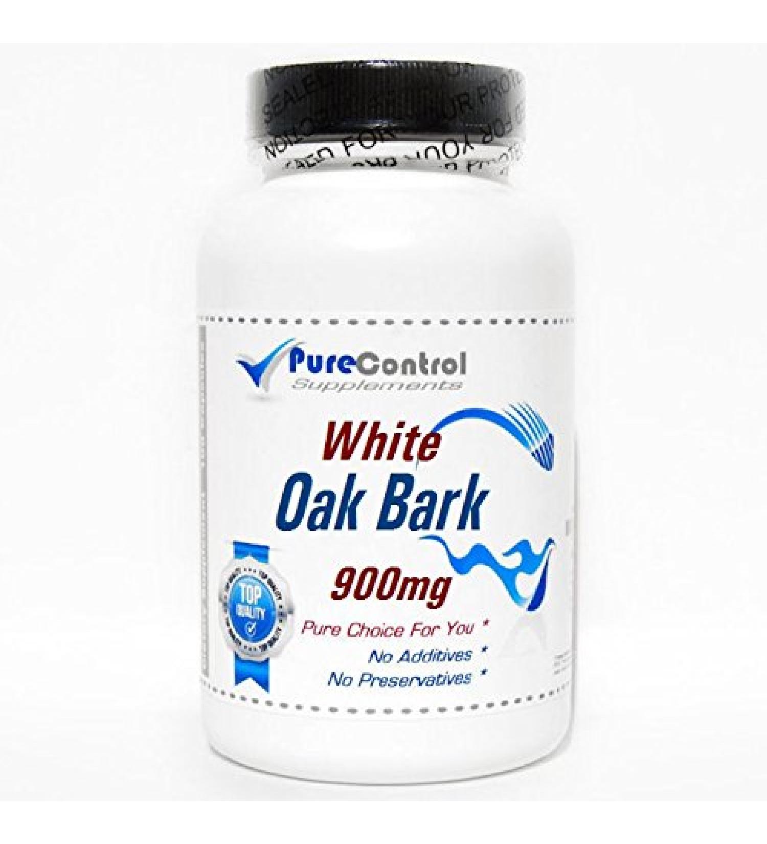 White Oak Bark 900mg // 100 Capsules // Pure // by PureControl Supplements
