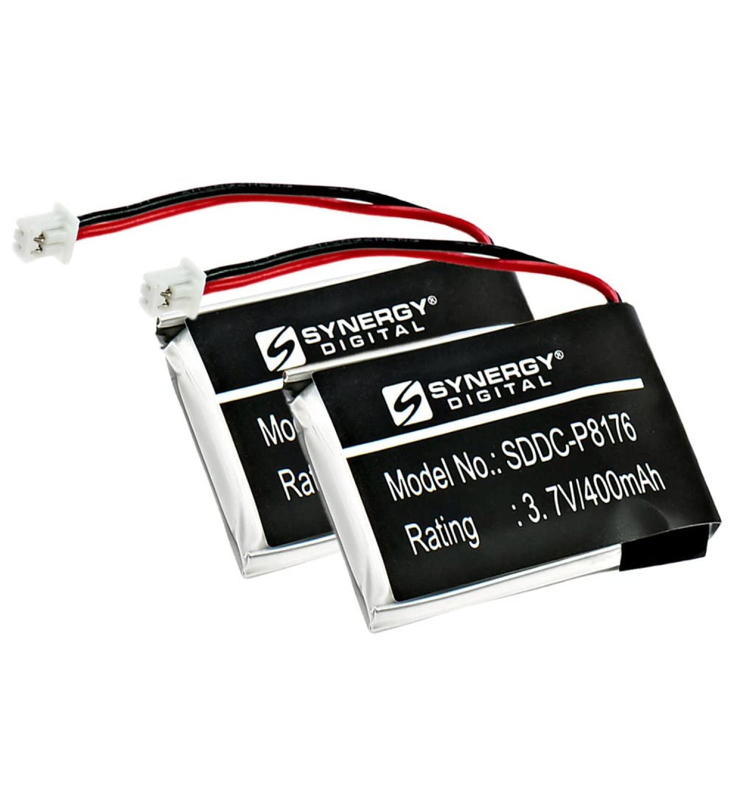 Synergy Digital Dog Collar Batteries for Educator ET-402 | 2-Pack Li-Pol 3.7V 400mAh - International Shipping Available - Buy Online on GoSupps.com