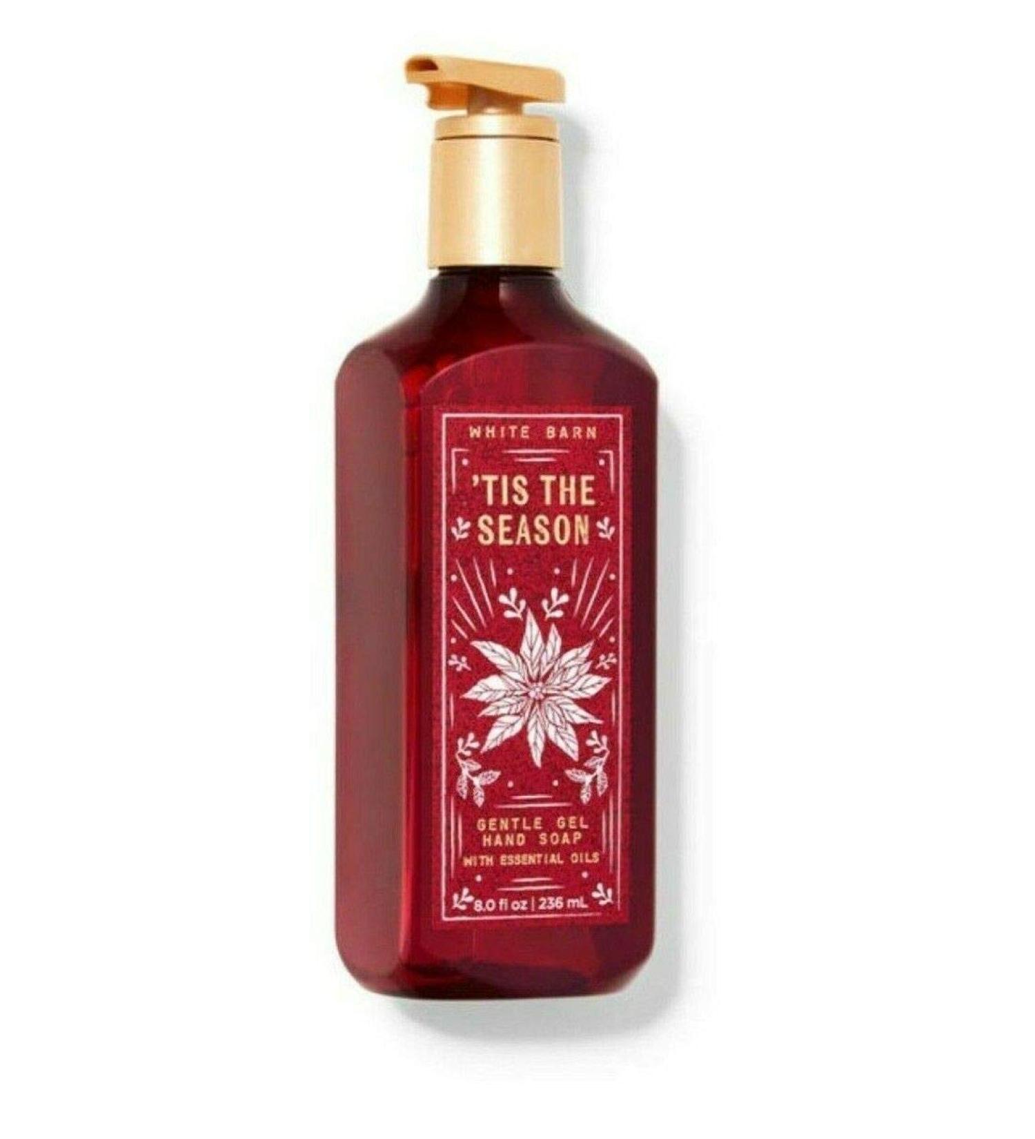 Bath and Body Works 'Tis The Season Gentle Gel Hand Soap with Essential oils 8 Fl Oz