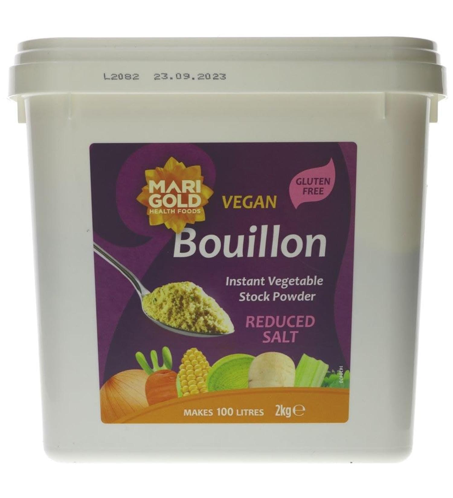 Marigold Catering Vegan Gluten Free Bouillon Reduced Salt 2kg (Purple)