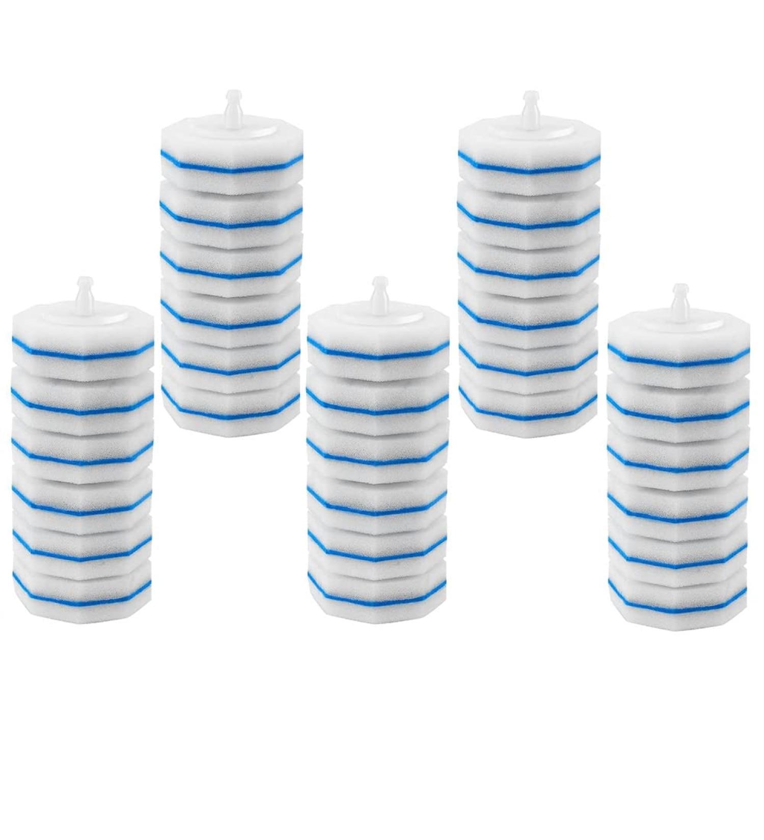 Dewedrt Disposable Toilet Cleaning System Disposable Toilet Flushable Refill Brush Flushable Refills 30Pcs - Buy Online on GoSupps.com