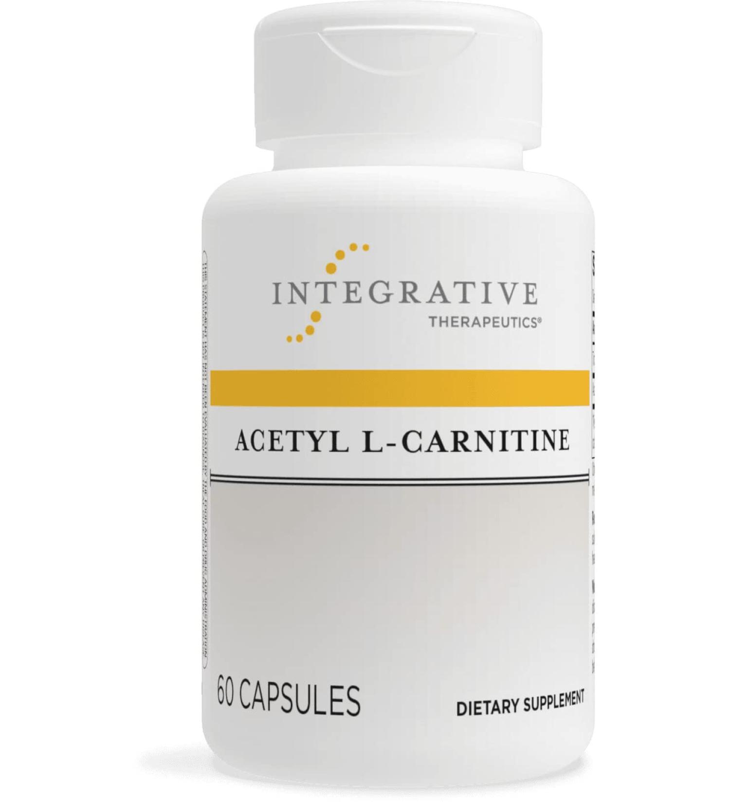 Integrative Therapeutics Acetyl L-Carnitine Capsules - Mental Function & Energy Support - Vegan - 60 ct - Buy Online on GoSupps.com