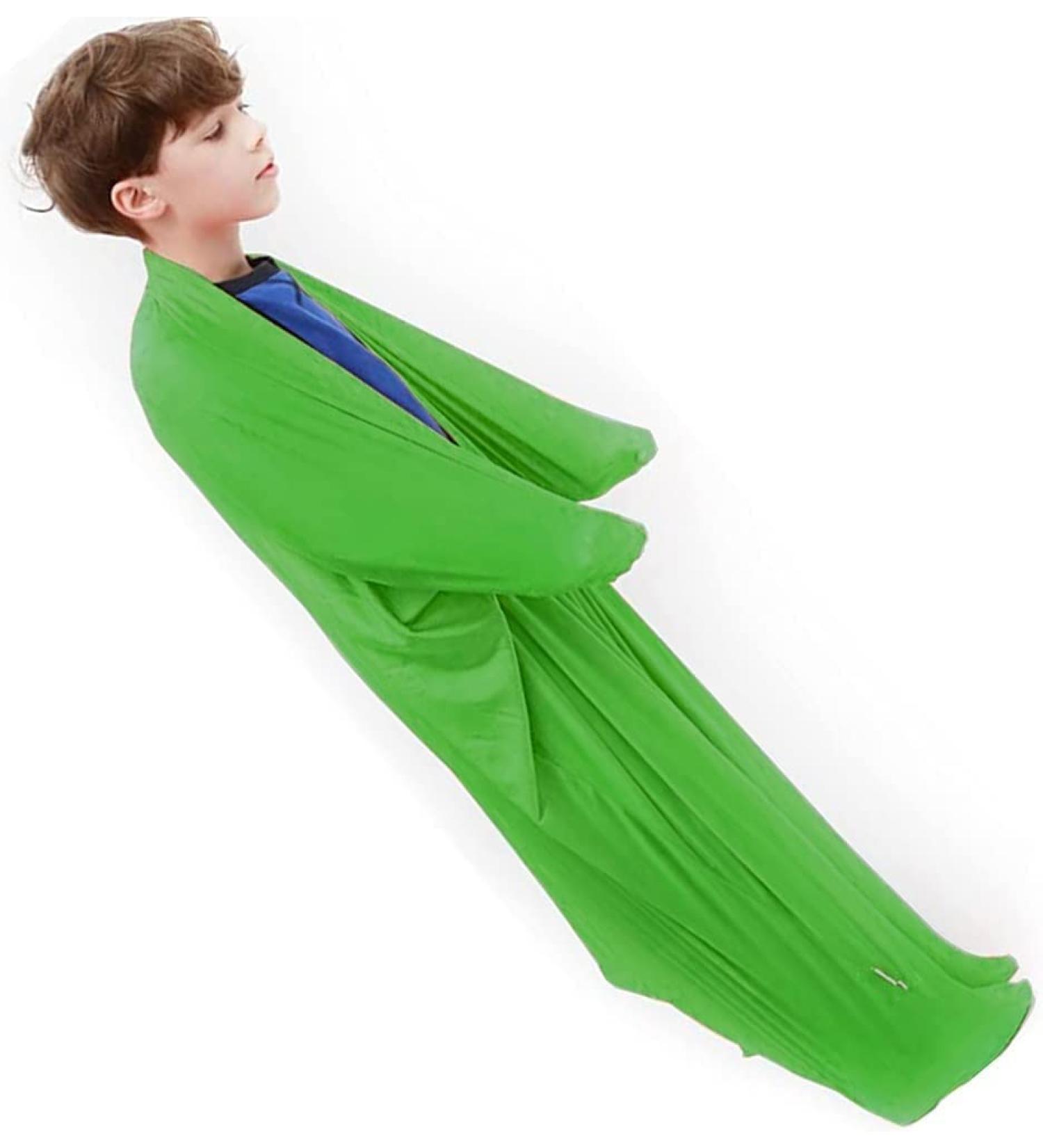 Bossge Sensory Body Sock for Children & Adults | Deep Pressure Relaxing Sensory Toy for Autism | Medium 69x119cm Green - Buy Online on GoSupps.com