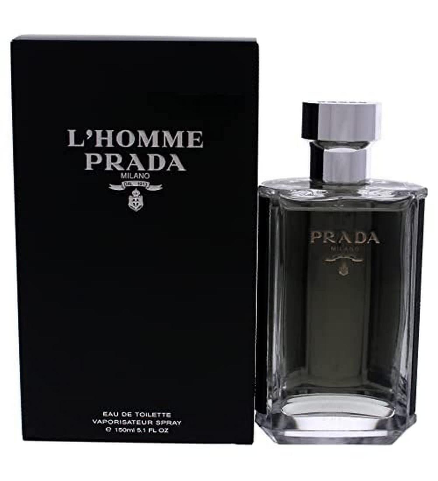 Prada LHomme Men EDT Spray 5.1 oz Cedar 5.1 Ounce (Pack of 1) - Buy Online on GoSupps.com