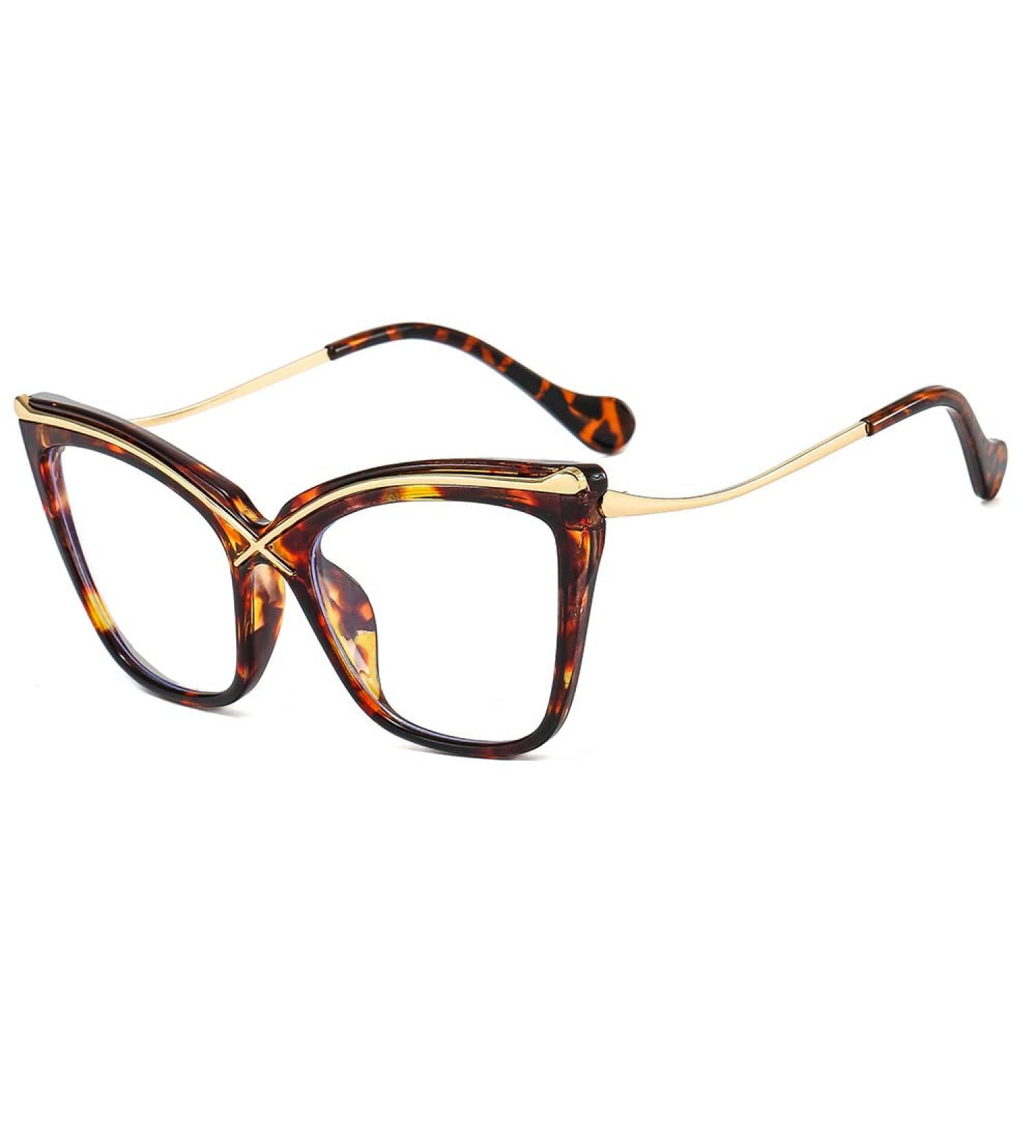 PARWANA Oversized Cat-Eye Reading Glasses - Anti-Glare Blue Light Blocking Eyeglasses +0.50 Tortoiseshell | Cute Stylish International Shipping - Buy Online on GoSupps.com