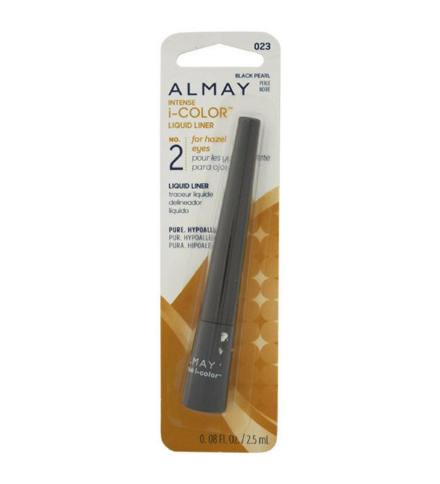 Almay Intense i-Color Liquid Liner Black Pearl 023 0.8 oz (Pack of 2)