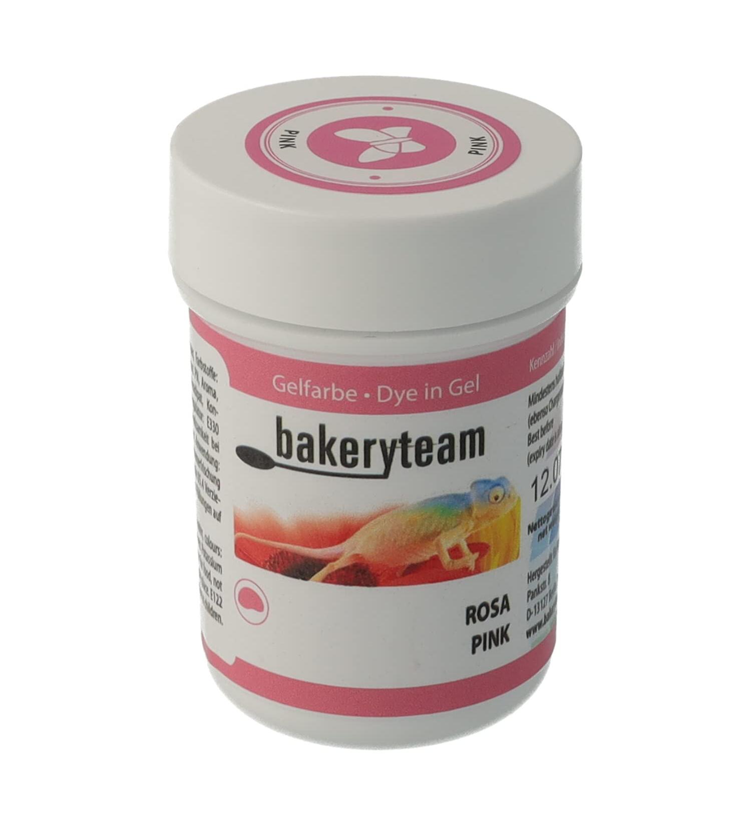 bakeryteam Food Coloring Icing Color Gel Color Pink 35 g