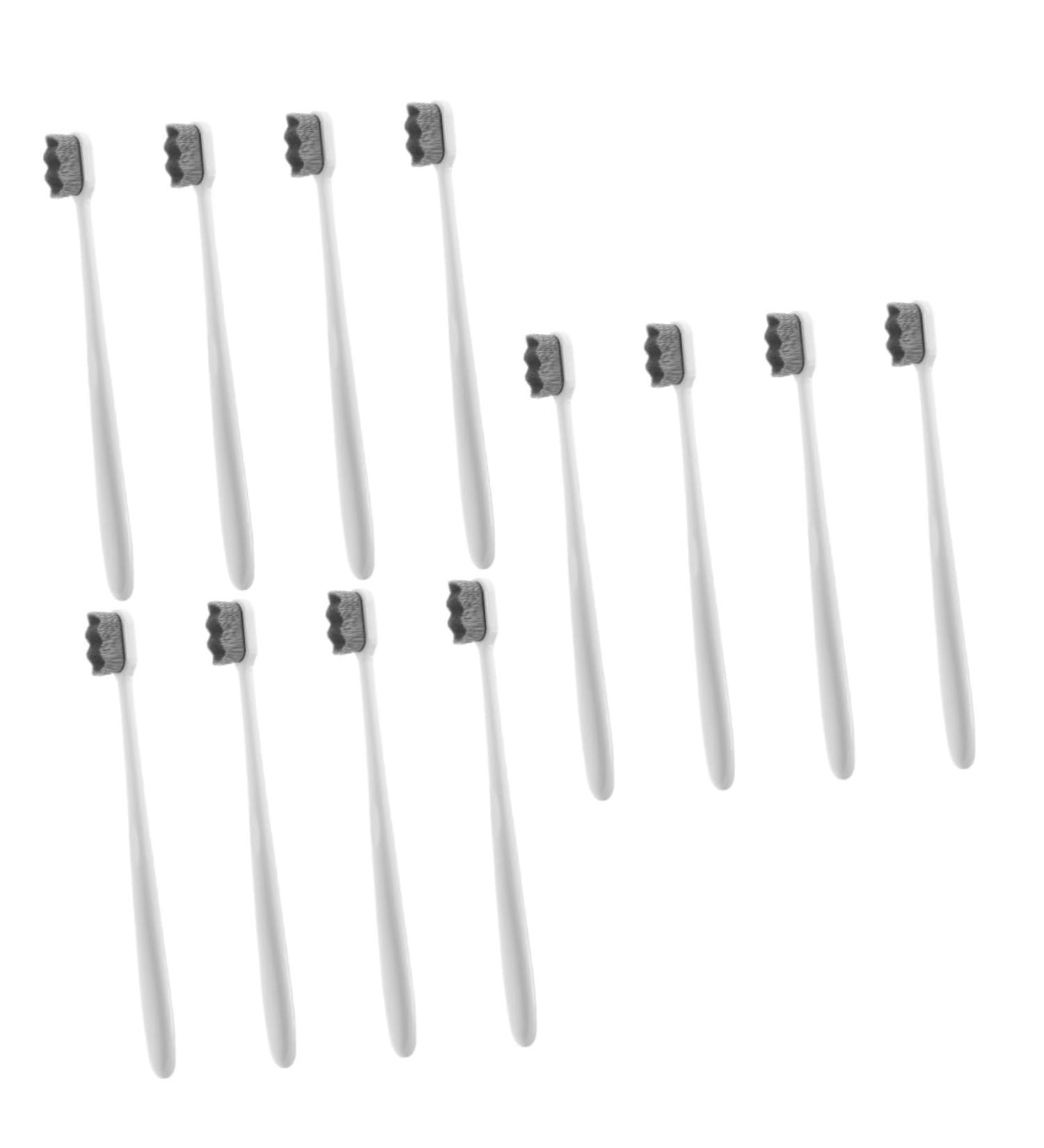 Ultechnovo 12 PCS Soft Travel Toothbrush Set Aesthetic & Portable Household Toothbrush with Soft Bristles for Adults & Kids - Buy Online on GoSupps.com