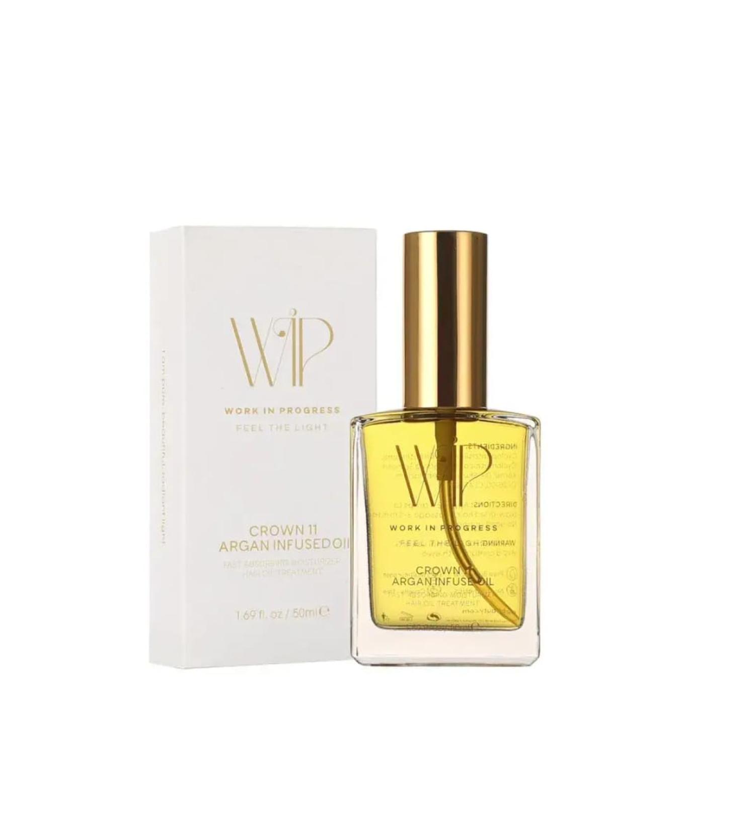 Wip Crown 11 Argan Infused Hair Oil | Nourishing Argan & Shea Butter | All Hair Types | 1.69 Fl Oz - Buy Internationally - Buy Online on GoSupps.com