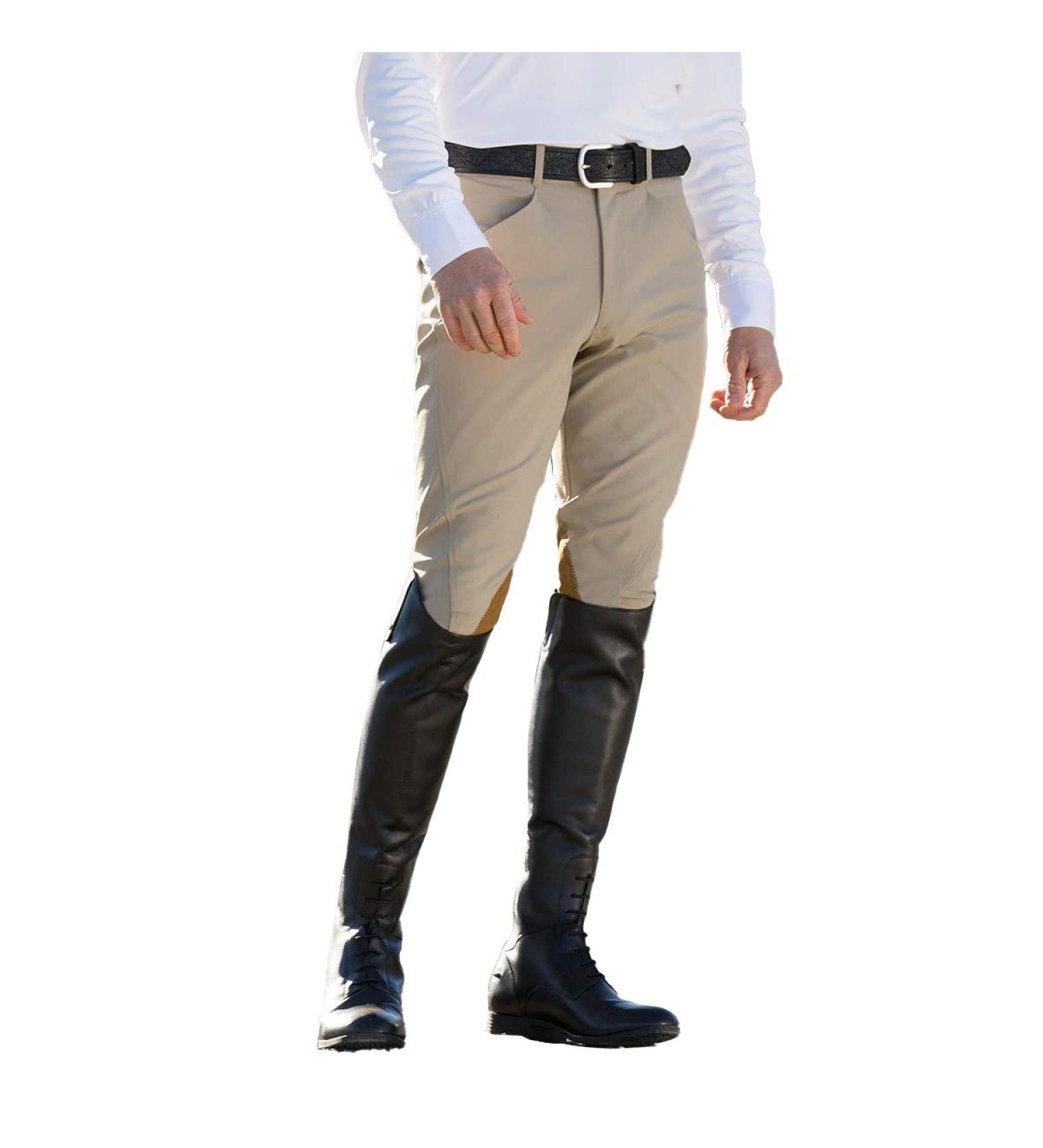 Tailored Sportsman Men's TS Breeches Tan 30 Regular - Premium Equestrian Performance Wear - Buy Online on GoSupps.com