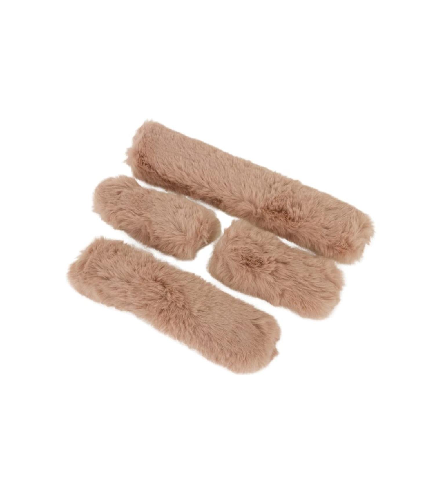 Outback Rider High-quality faux fur padding set for the halter 4-piece halter padding (old pink)