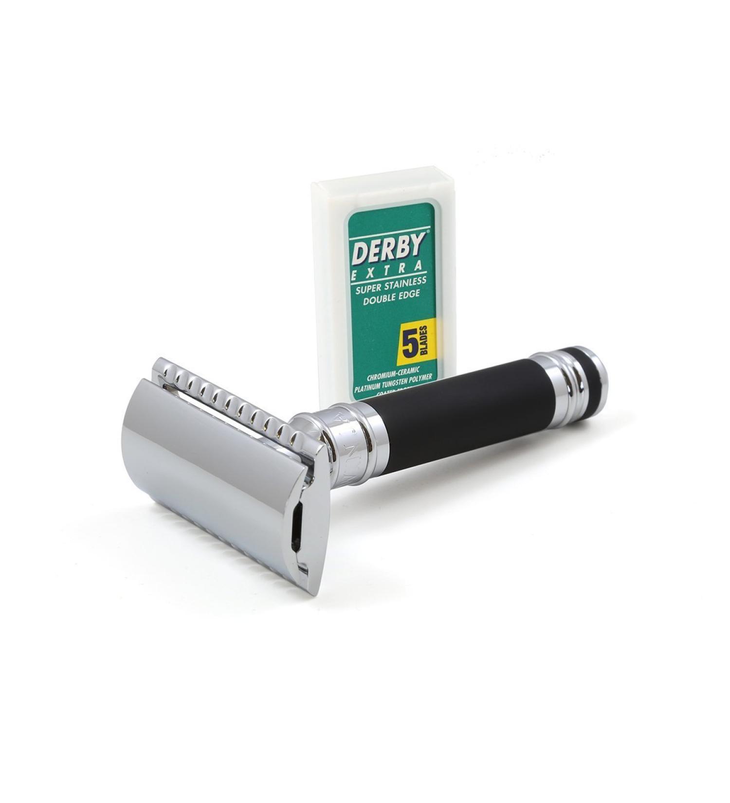 Edwin Jagger Double Edge Safety Razor - Premium Shaving Tool - Buy Online on GoSupps.com