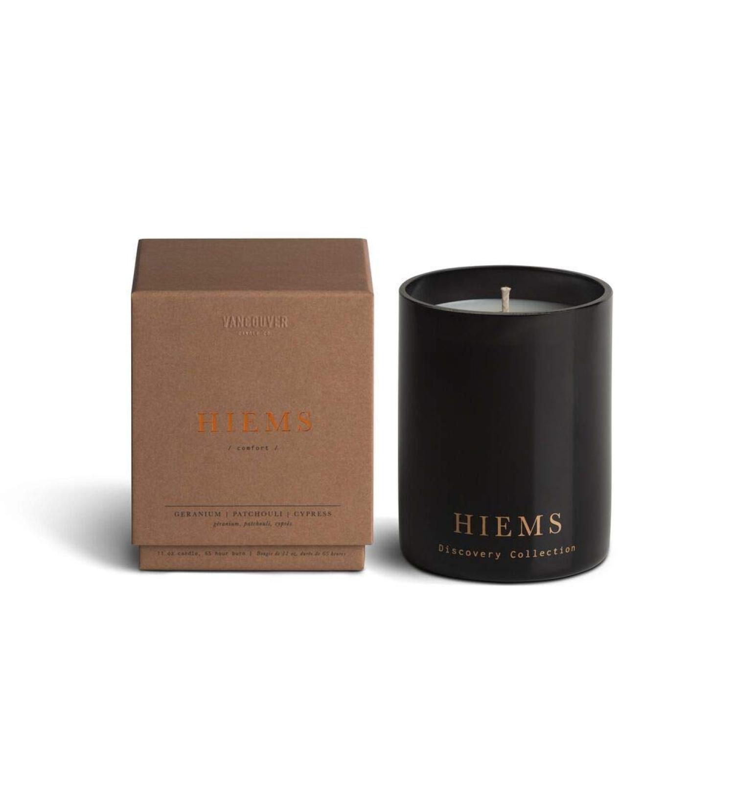 Vancouver Candle Co. Hiems Discovery Candle - Non-Toxic Soy Wax Aromatherapy - Handmade with Essential Oils - Strong Scented 10 oz Jar Candle in Gift Box - Buy Online on GoSupps.com