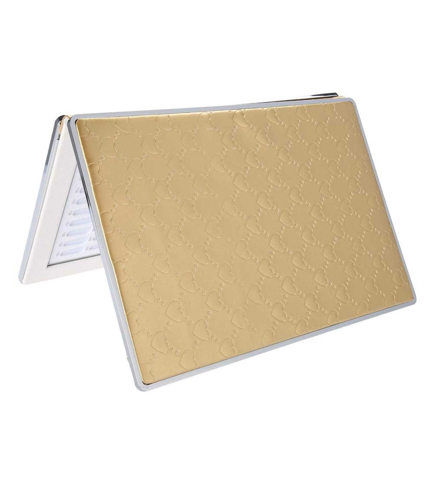 160 Slot Nail Polish Colour Cards Nail Polish Display Book Nail Art Display Stand for Nail Storage(Gold) - Buy Online on GoSupps.com