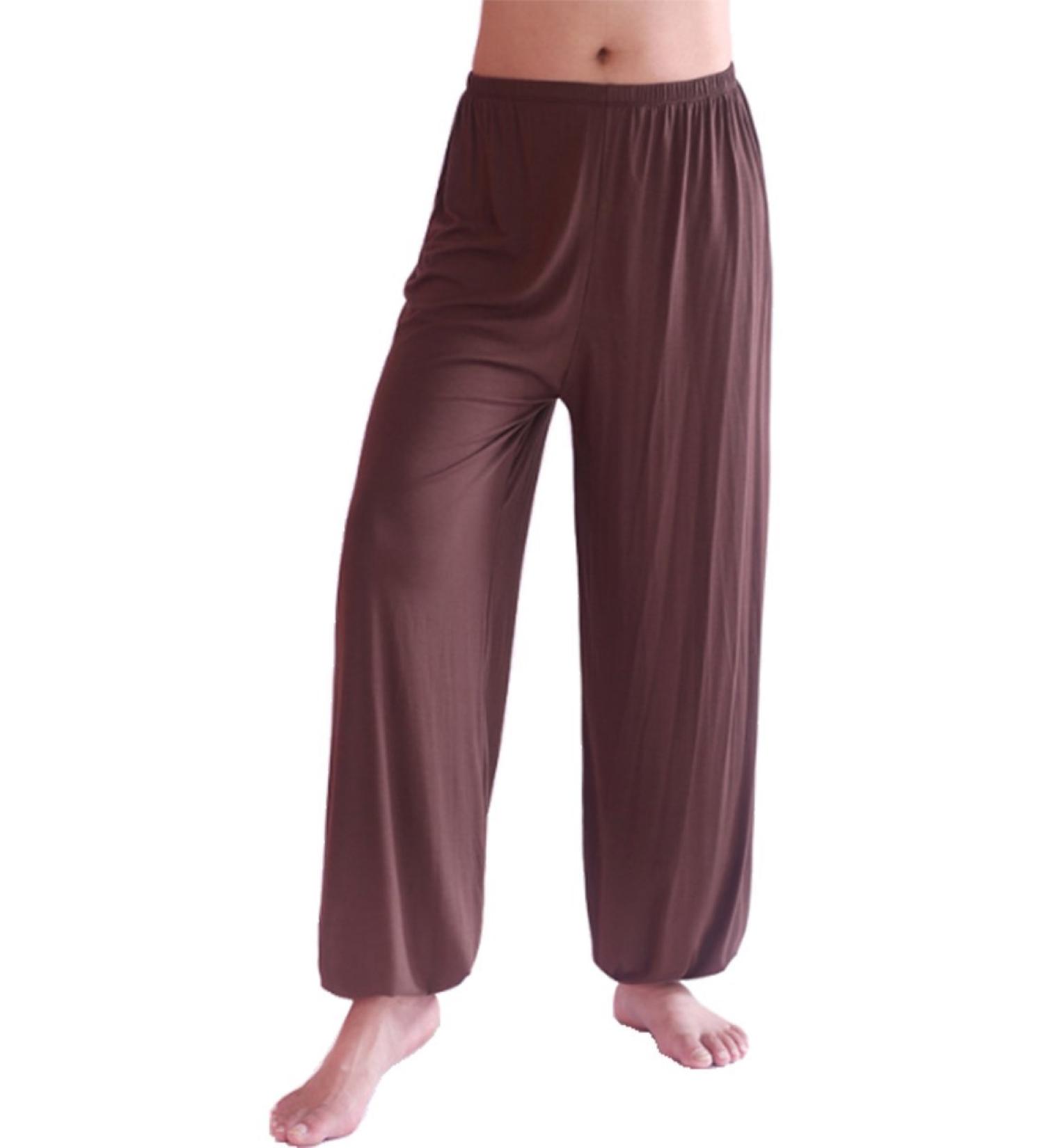 HOEREV Super Soft Coffee Yoga Pants Trousers for Men and Women - XX-Large - Buy Online on GoSupps.com