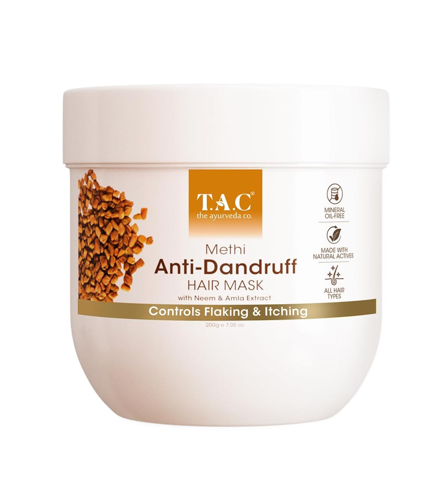 Bhringraj Hair Mask for Hair Growth & Fall Control | 200gm | Nourish Dry & Damaged Hair | For Men & Women - International Shipping - Buy Online on GoSupps.com