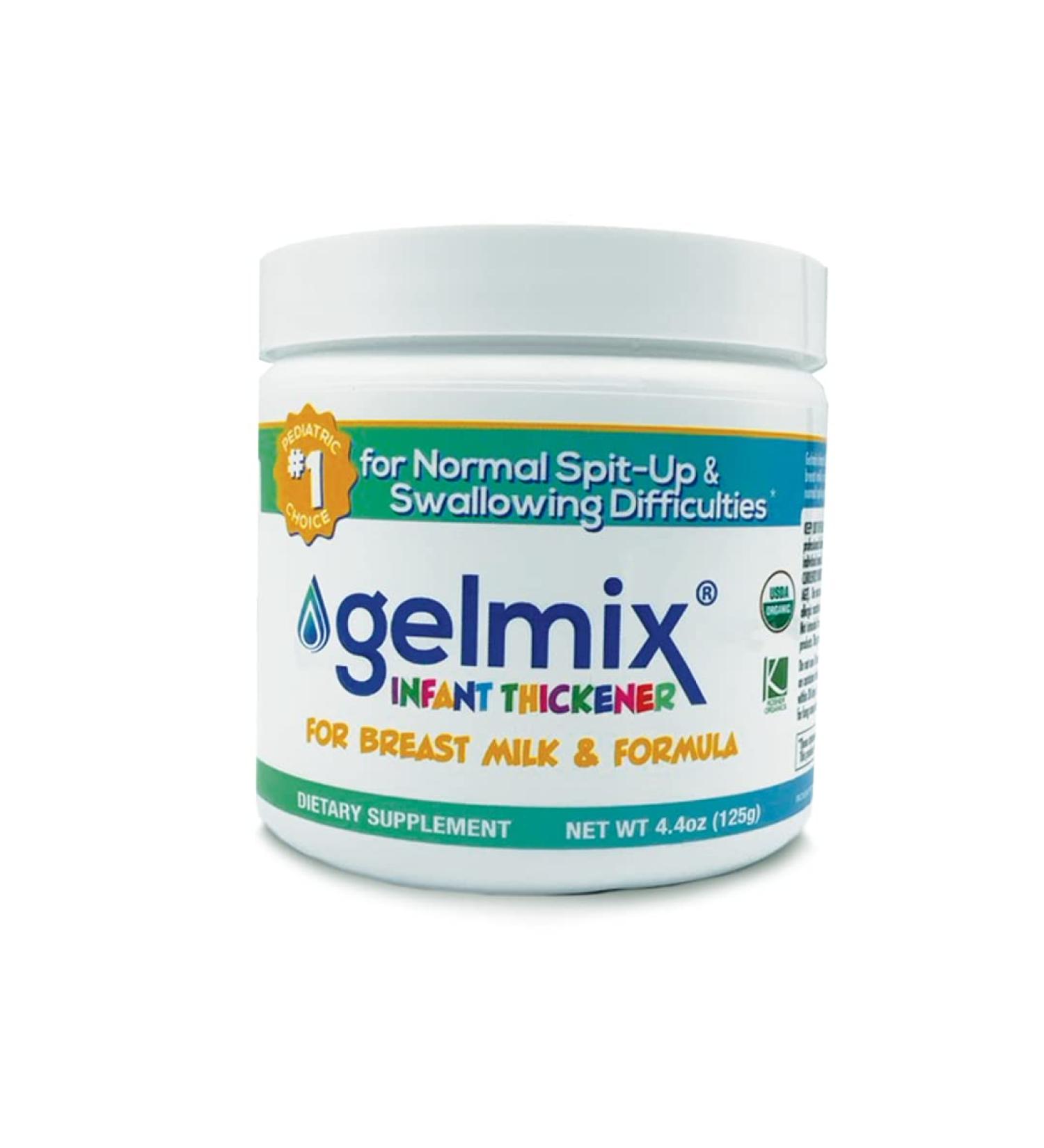 Gelmix Infant Thickener 4.4 oz Jar - Ideal for Breast Milk & Formula - Buy Online on GoSupps.com