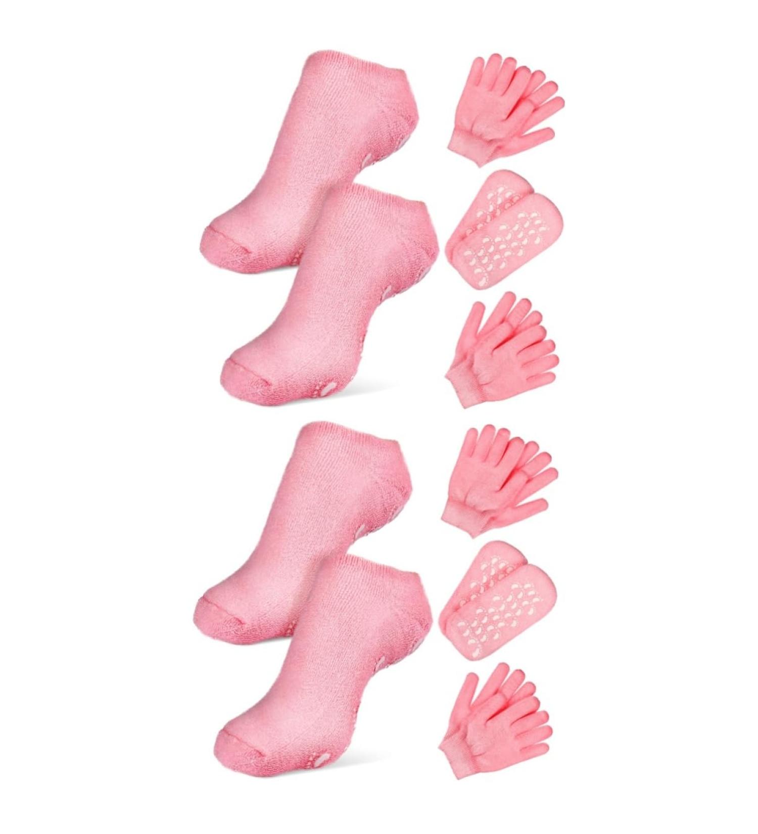 FRCOLOR 4 Sets Spa Moisturizing Socks Moisturizing Socks Gloves Foot Moisturizing Socks Sleeping Gloves Moisturizing Foot Socks Gloves Foot Socks Gloves Hand Cotton Dropshipping Gel - Buy Online on GoSupps.com