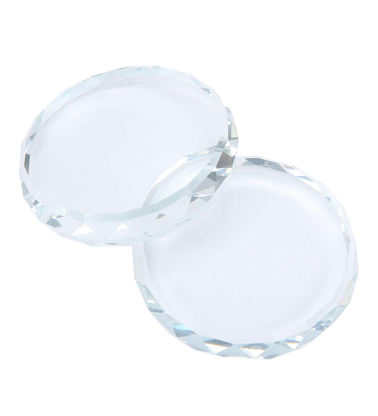 Nail Art Palettes Easy to Clea Nail Polish Glue Pallet Transparent Surface for Nail Art Artist - Buy Online on GoSupps.com