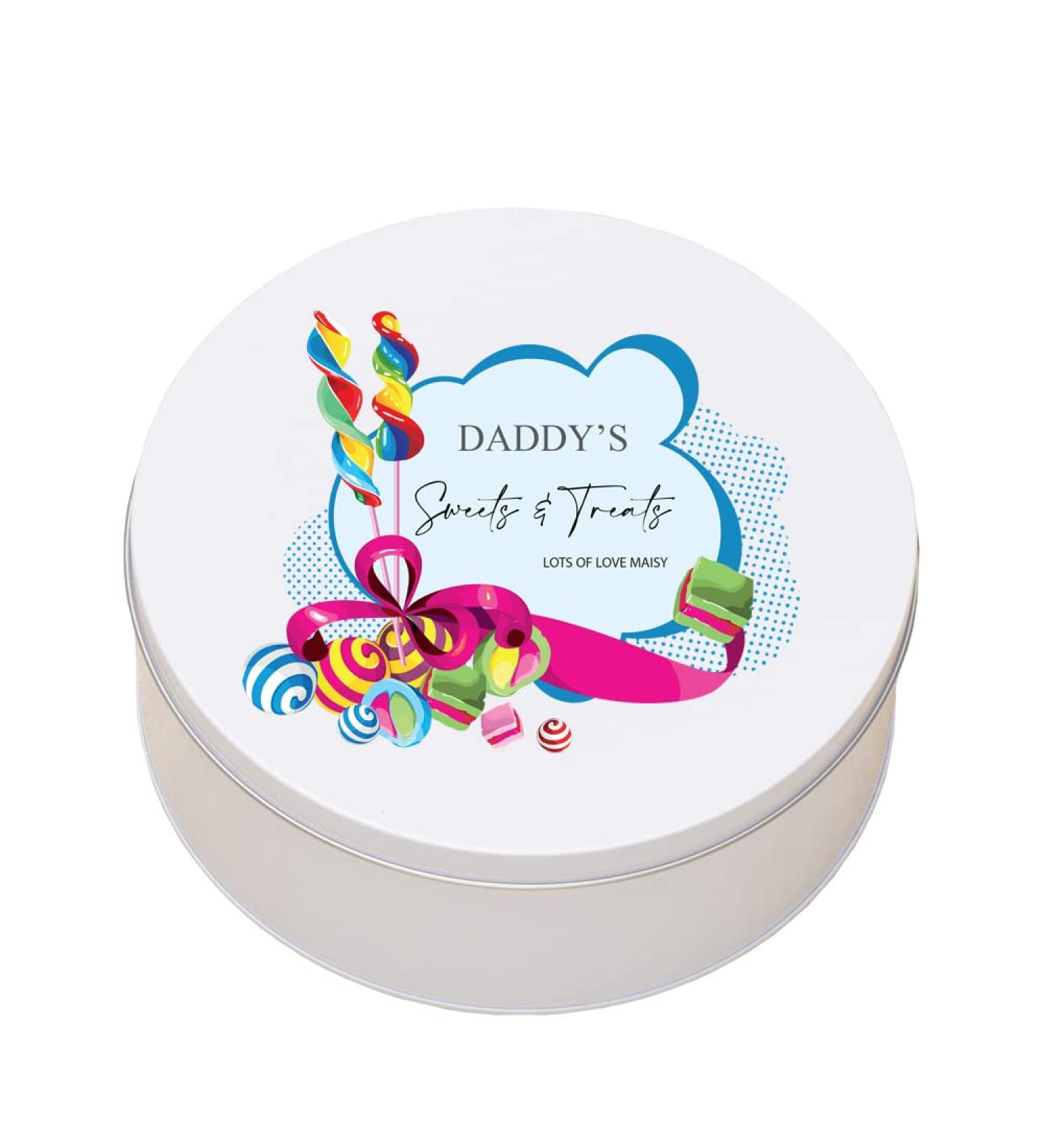ukgiftstoreonline Personalised Daddy's Sweet Storage Tin Gift