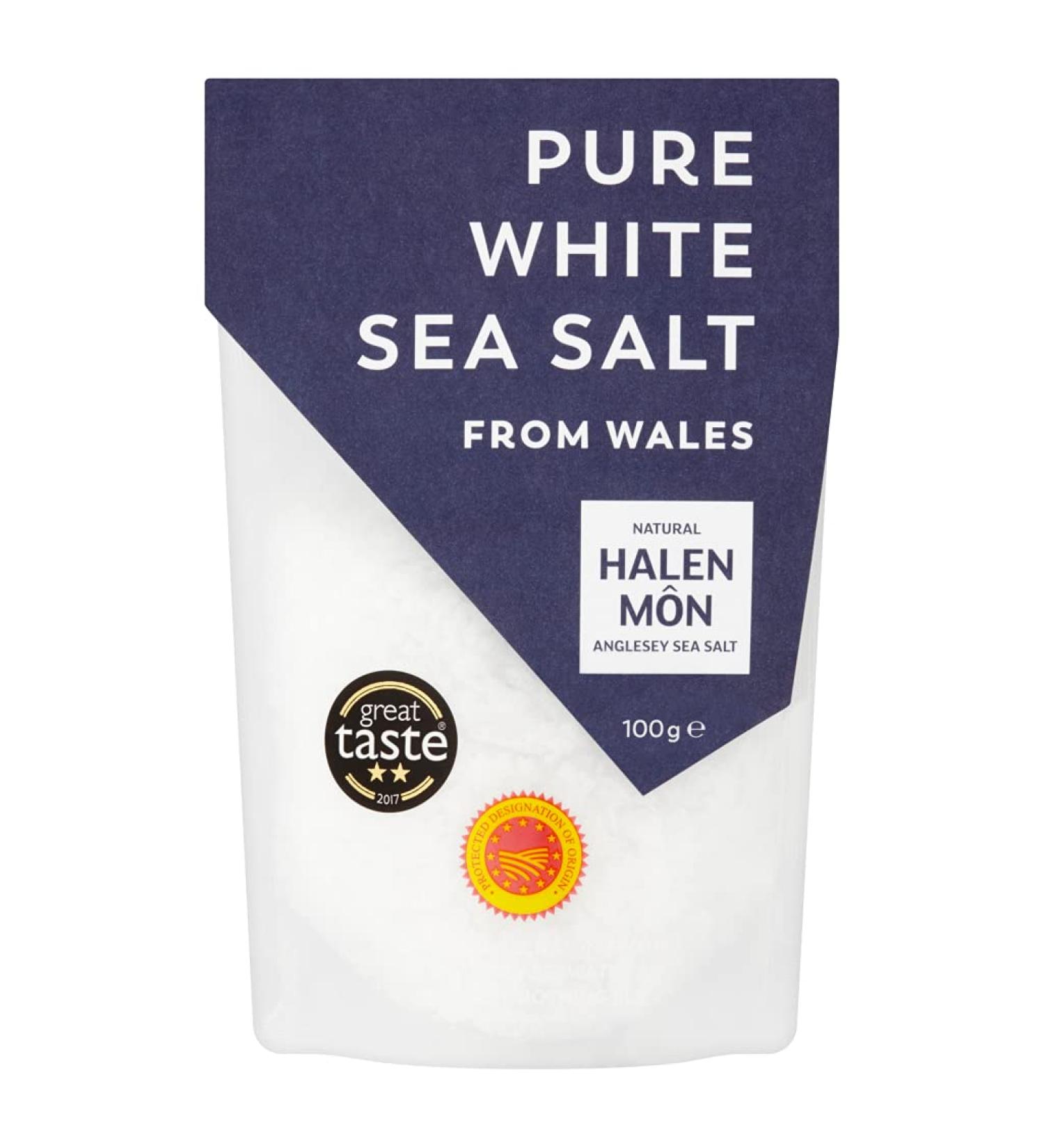Pure White Sea Salt Halen M n Pure - 100g