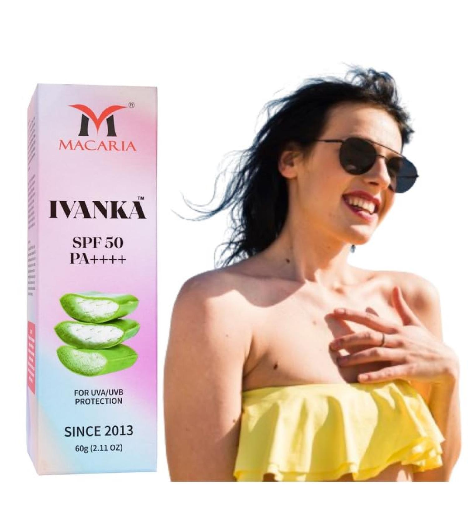 Macaria Cosmetics Ivanka SPF 50 beach defense sunscreen Cream for women - Buy Online on GoSupps.com