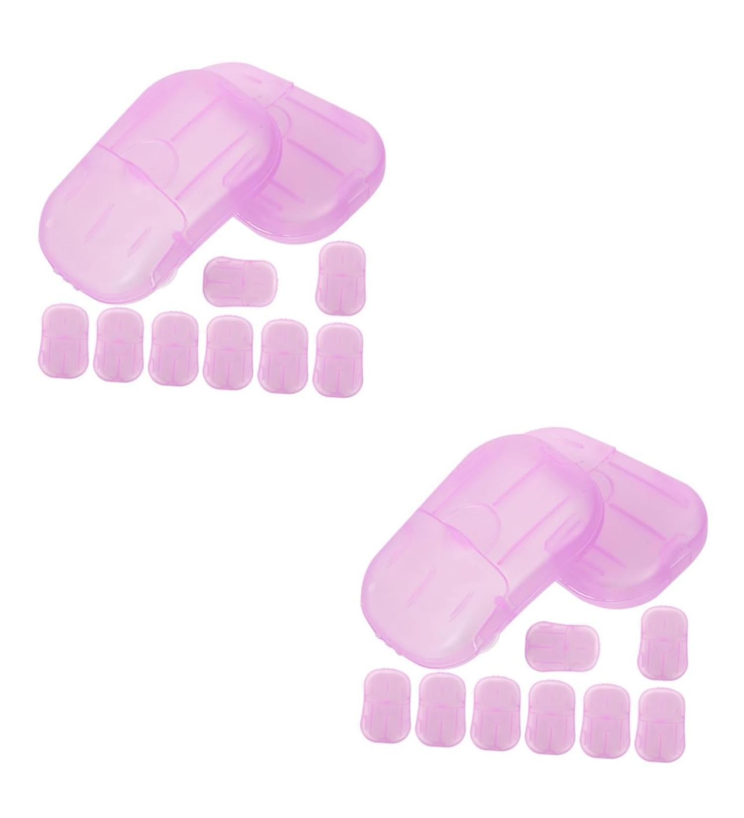 KESYOO Travel Soap Travel Toiletries Handwash Outdoor Soap for Camping Travel Size Toiletries Hand Soap Slices 2 - Buy Online on GoSupps.com