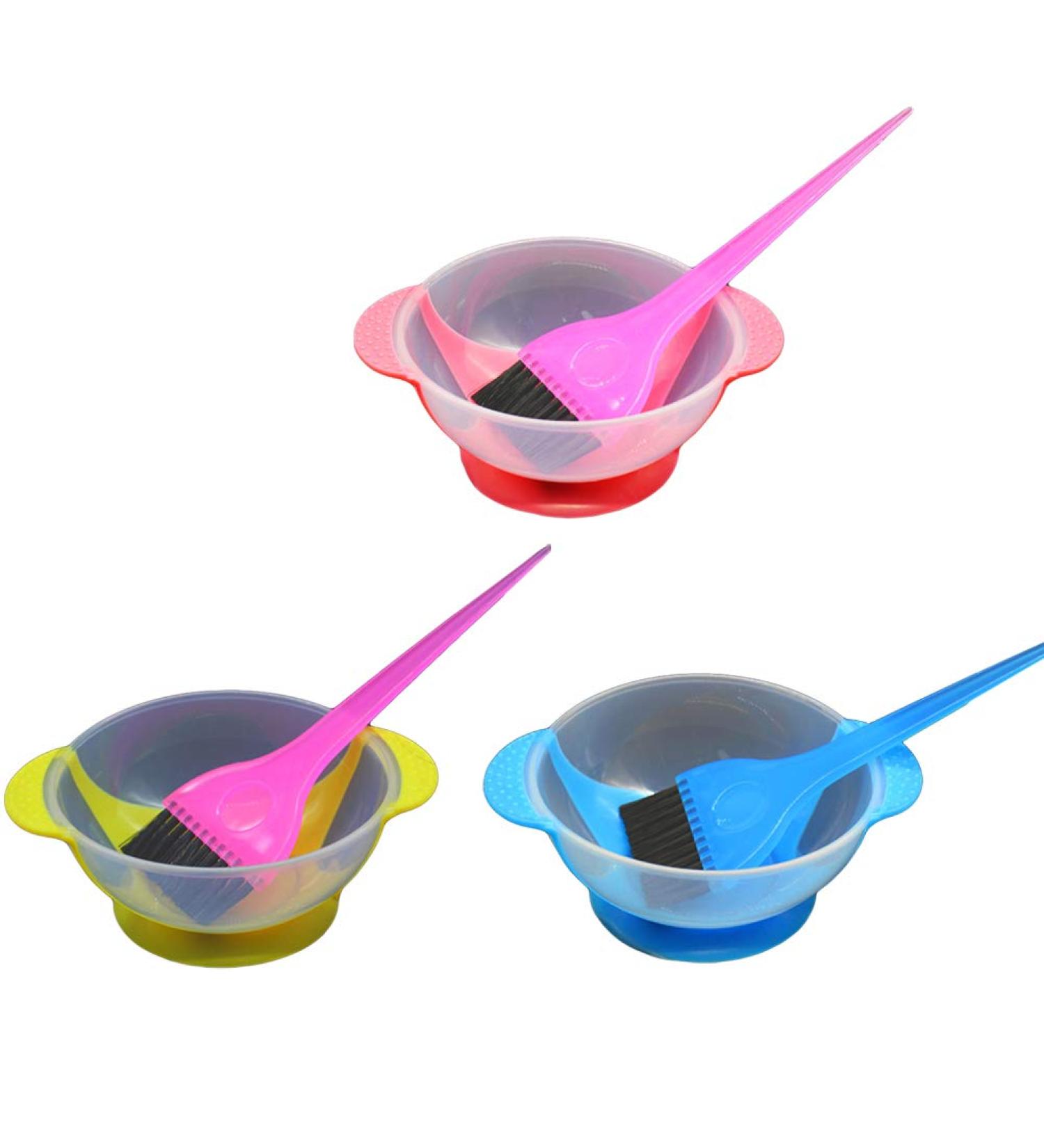 Beaupretty Salon Hair Coloring Dyeing Kit Plastic Hair Coloring Bowls Applicator Hair Dye Brush Tint Tool for DIY 3set - Buy Online on GoSupps.com