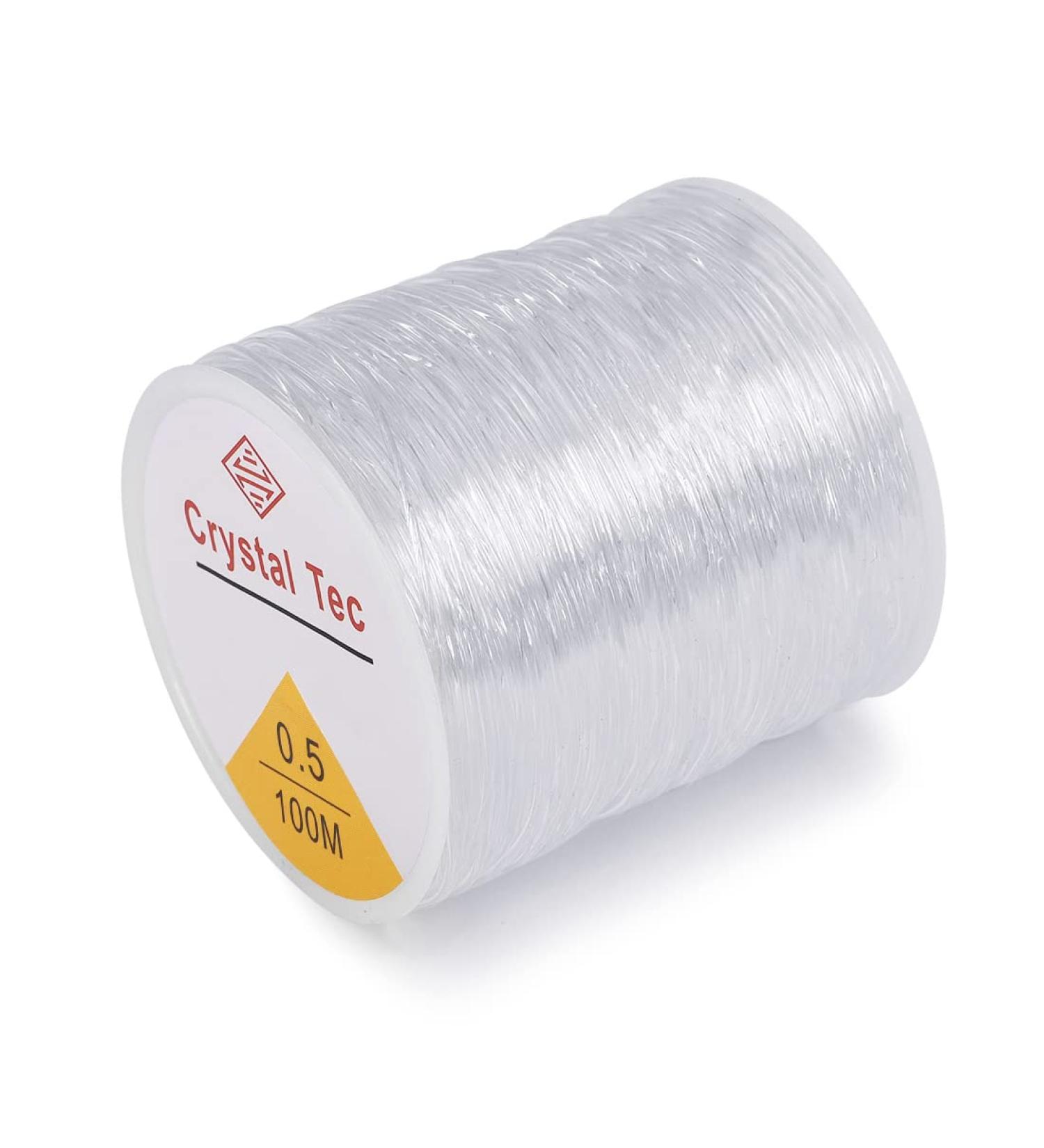 OBSEDE 0.5mm Elastic Cord Beading Thread for Jewelry Making - Round Stretch String Fibre Crafting Cord - Buy Online on GoSupps.com