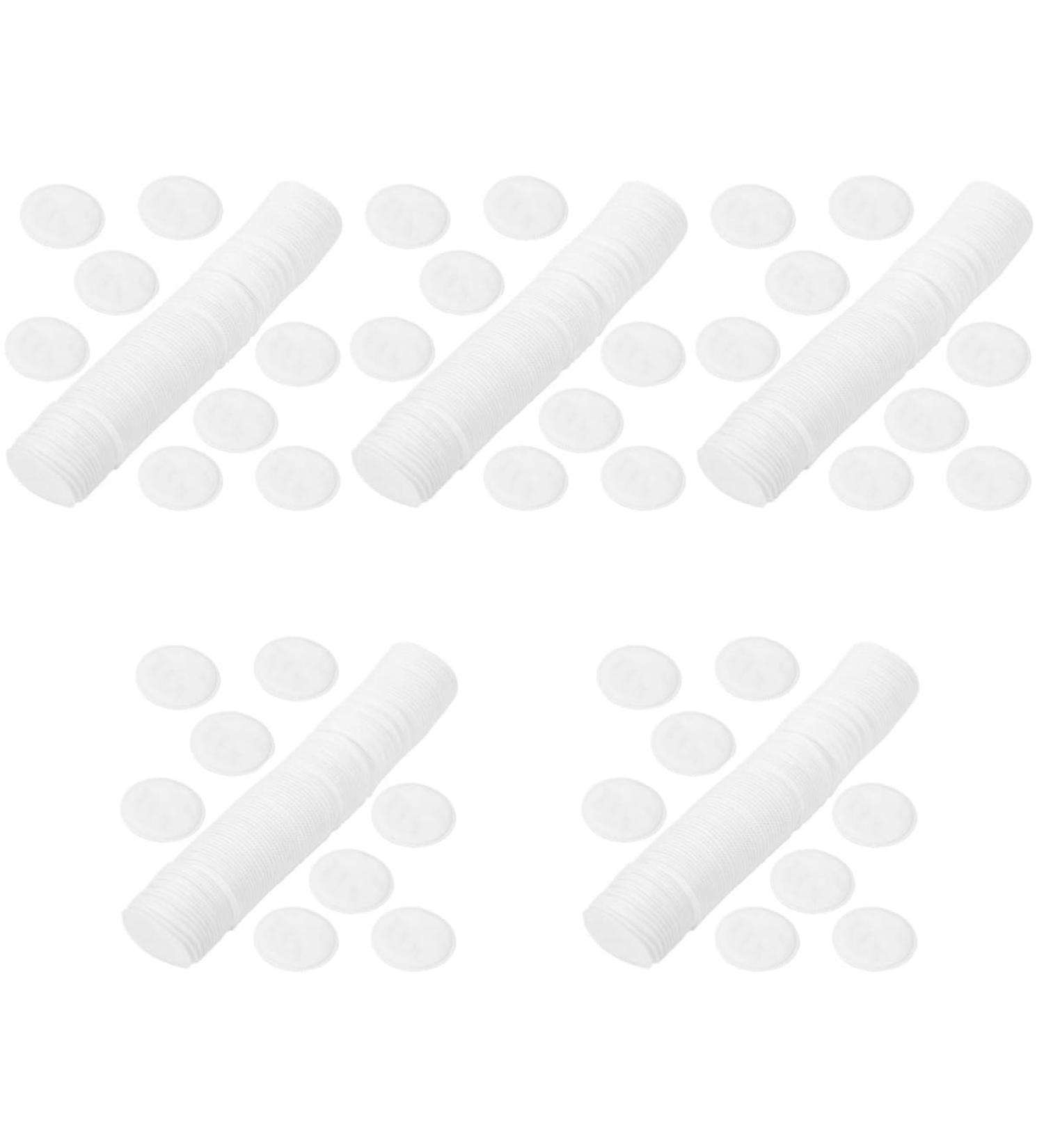 FRCOLOR 500 Pcs Disposable Cotton Cosmetic Pads - Absorbent Eye Makeup Remover & Travel Face Pads - Non-Woven White Makeup Sponges - Buy Online on GoSupps.com