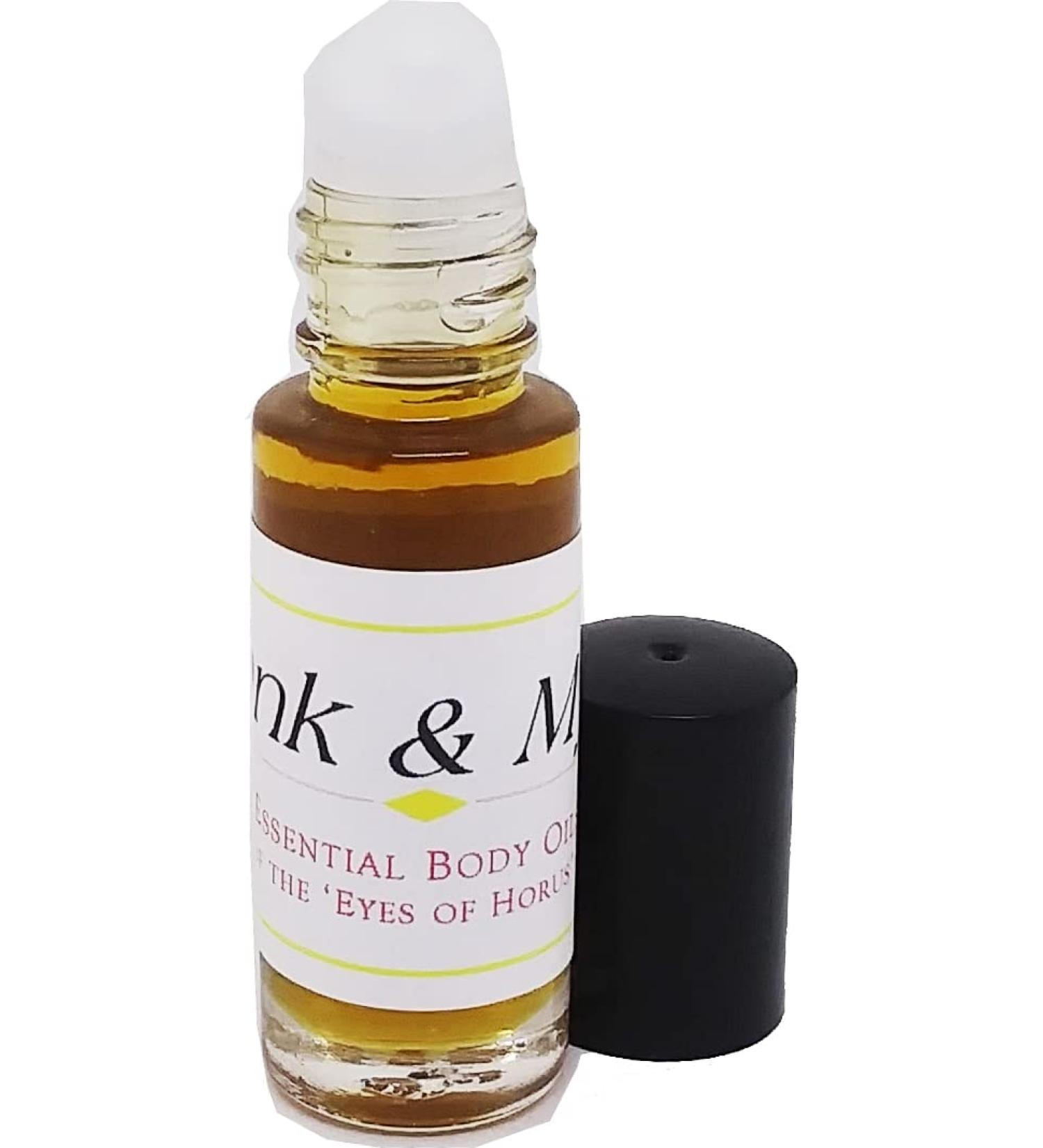 Frankincense & Myrrh Scented Body Oil Fragrance Roll-On - Brown - 1/8 oz. - ID#5057 0.13 Fl Oz (Pack of 1)