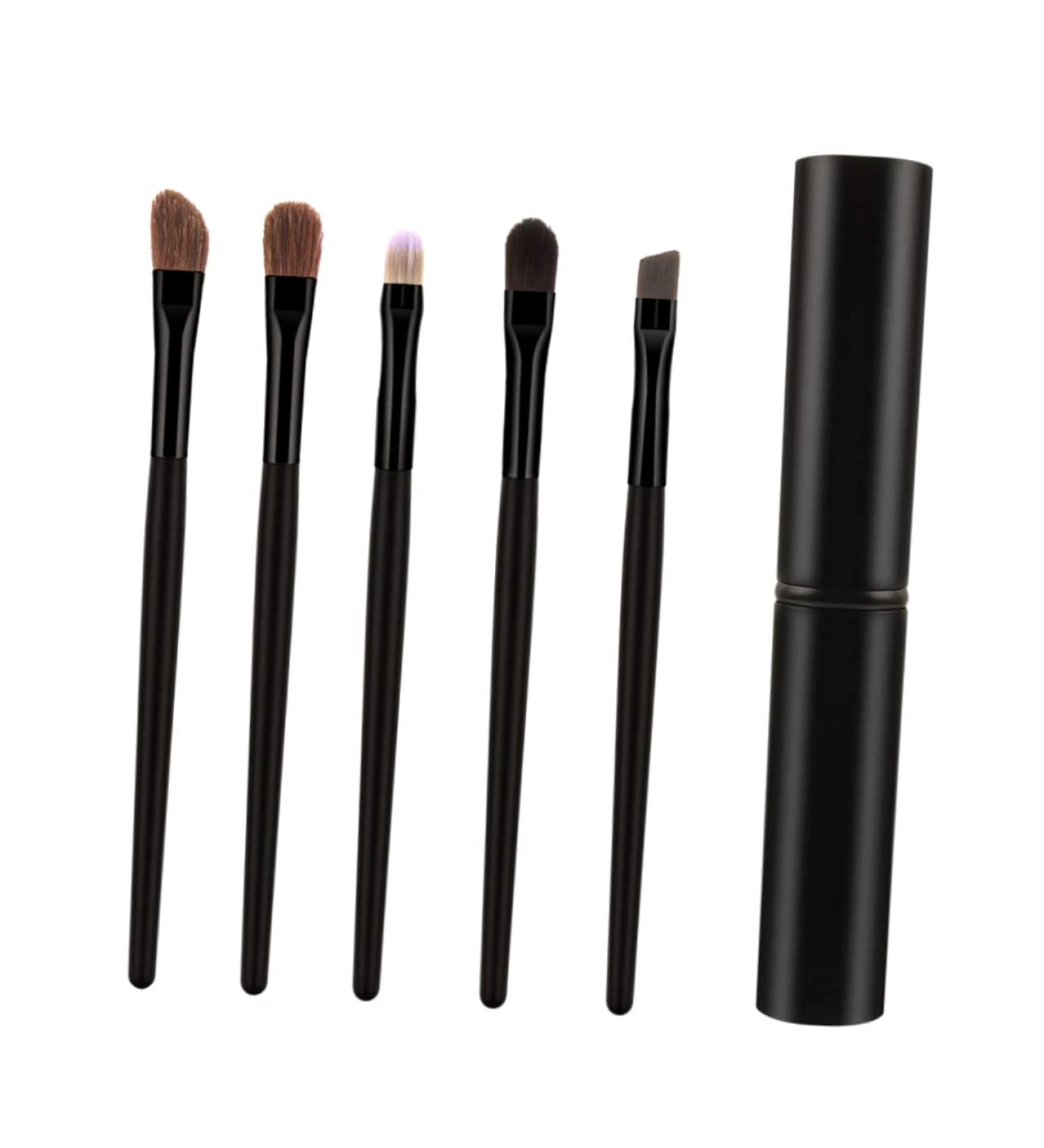 LALADEFIEE 5pcs Eyeshadow Brush Kit Blackriflecoffee Liner Brush for Eyes Cosmetic Tools - Buy Online on GoSupps.com