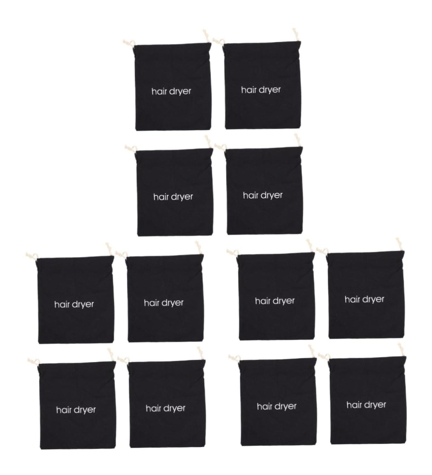Baluue 12 Pcs Hair Dryer Storage Bag Travel Carry on Bag Hairdryer Drawstring Bag Hair Waver Tool Fabric - Buy Online on GoSupps.com