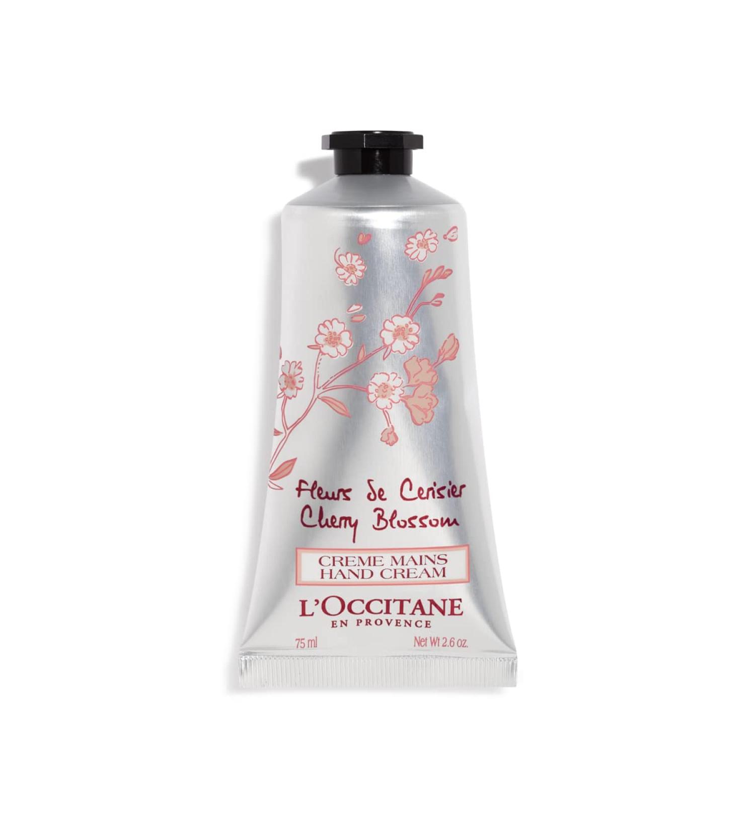 L'Occitane en Provence Flor de Cerezo Hand Cream 75 ml | Nourishing Cherry Blossom Moisturizer for Soft Hands - Buy Online on GoSupps.com