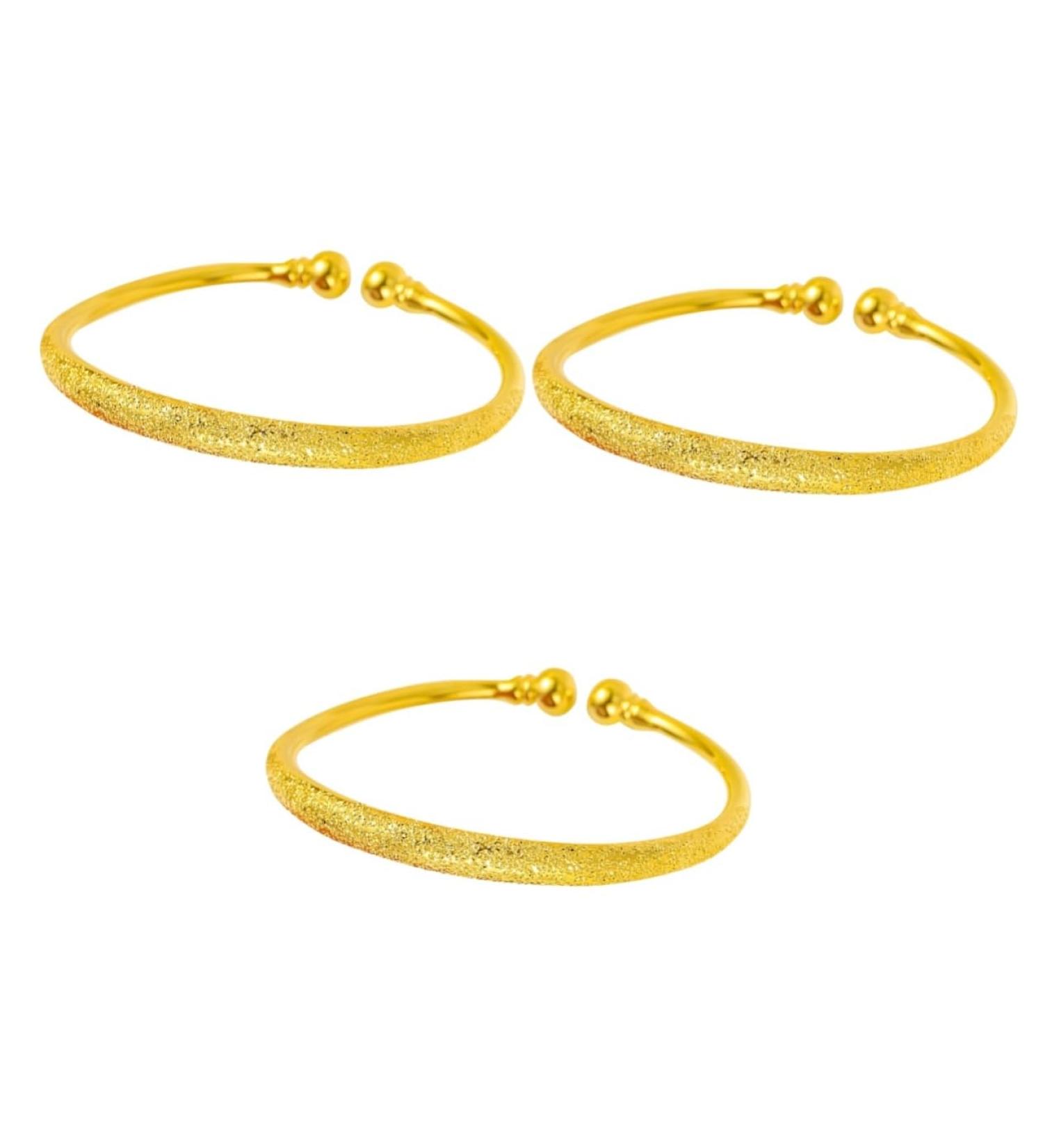 Zerodeko 3 Pcs Eternity Bracelet Open Adjustable Bracelet Friendship Bracelet Fashion Bangle Baby Gifts Golden Stackable Bangle Bangles Bracelets Bracelet Simple Boutique Jewelry Ladies - Buy Online on GoSupps.com