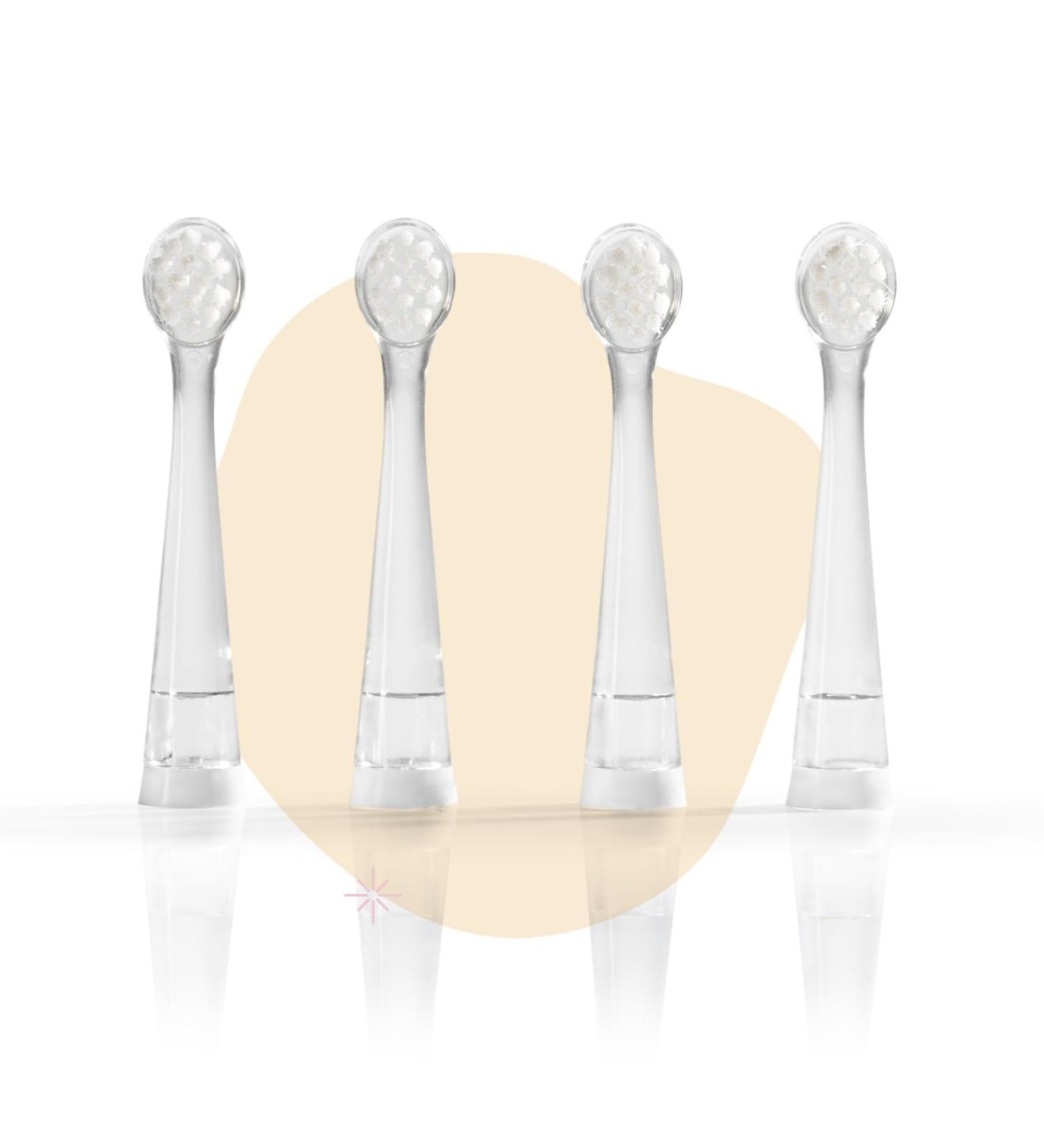 Buy Vitalmaxx Replacement Brushes 4-Set for Electric Toothbrush | Soft Bristles for Babies & Children | Extra Gentle Oral Care from 6 Months - Buy Online on GoSupps.com