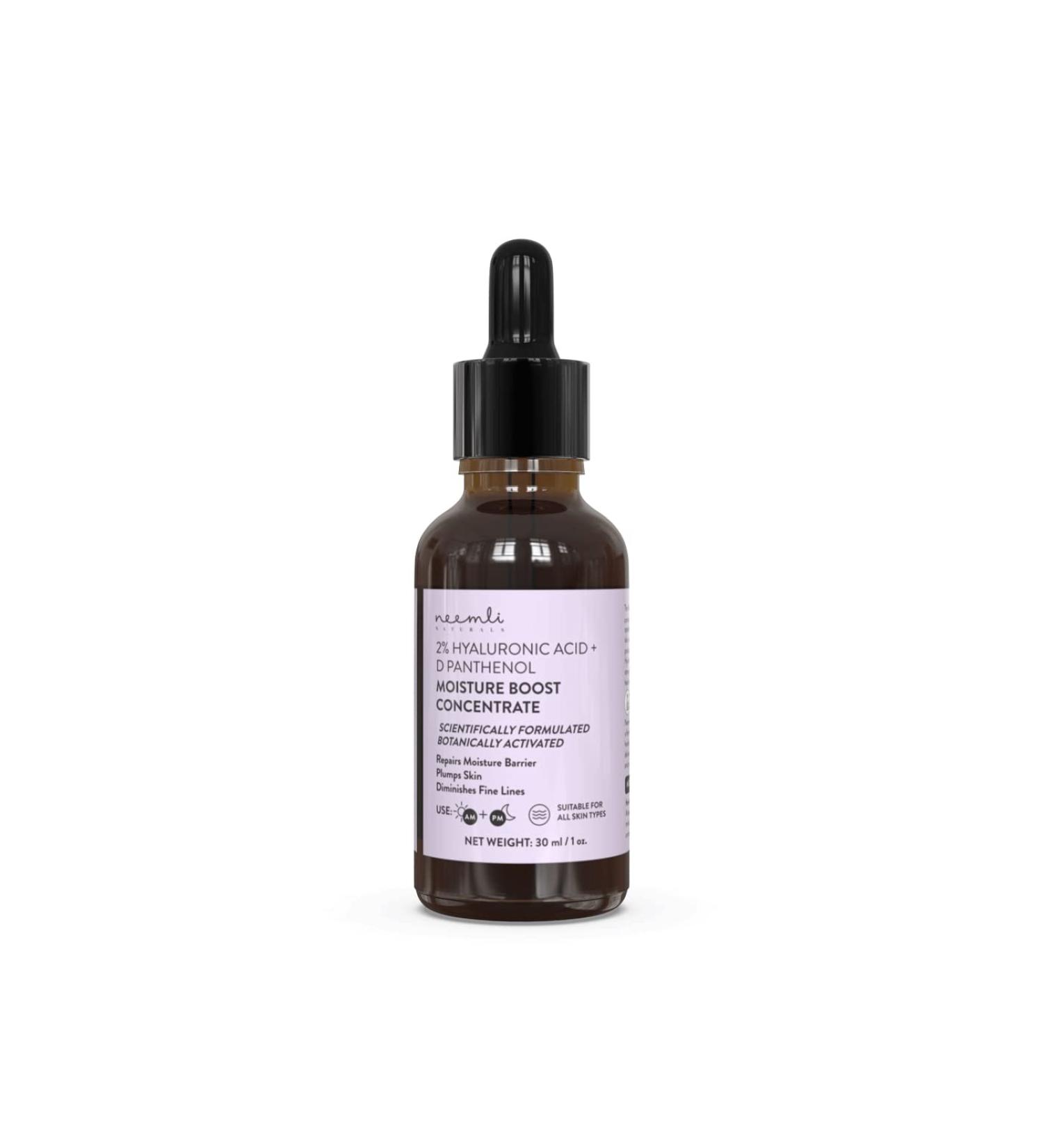 Neemli Naturals 2% Hyaluronic Acid Face Serum | Intense Hydration & Glowing Skin | All Skin Types | 30ml - Buy Online on GoSupps.com
