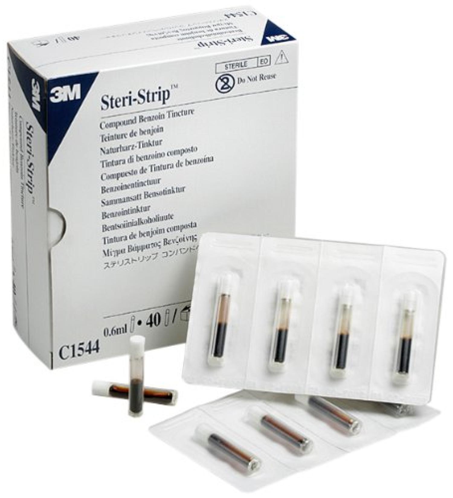 3M Steri-Strip Compound benzoin Tincture C1544 40Piece